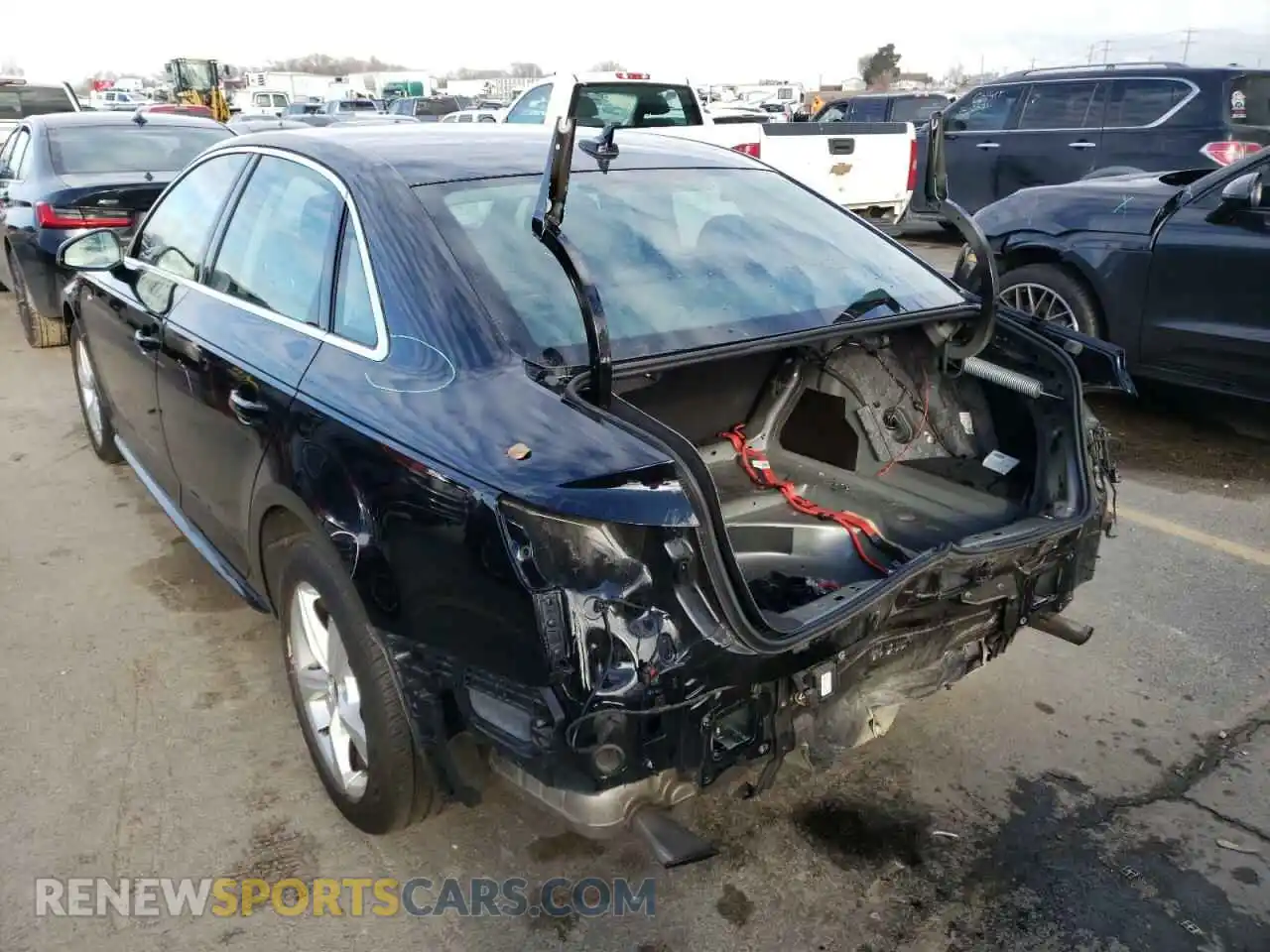 3 Photograph of a damaged car WAUDNAF40KA042049 AUDI A4 2019