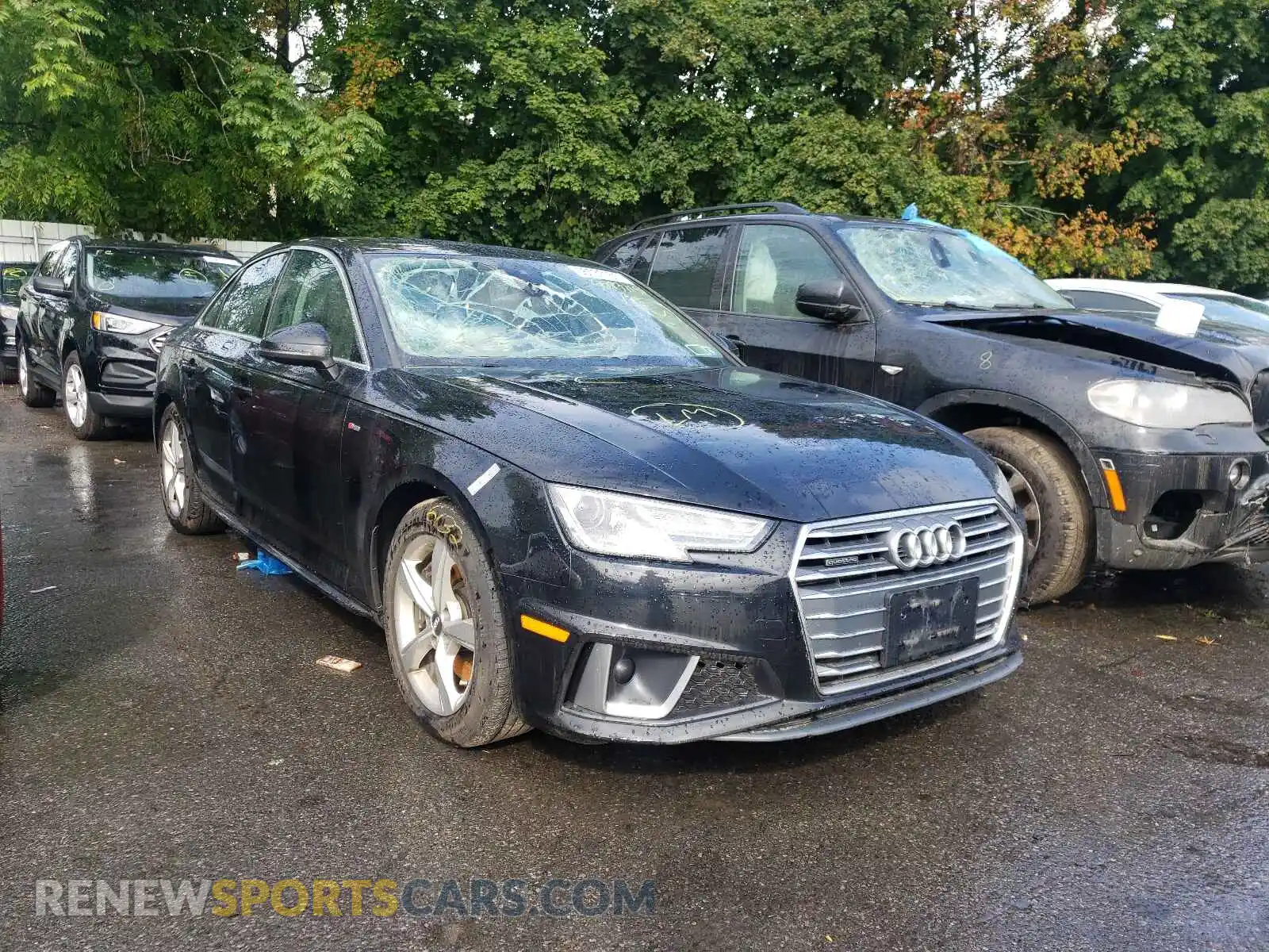 1 Photograph of a damaged car WAUDNAF40KA104940 AUDI A4 2019