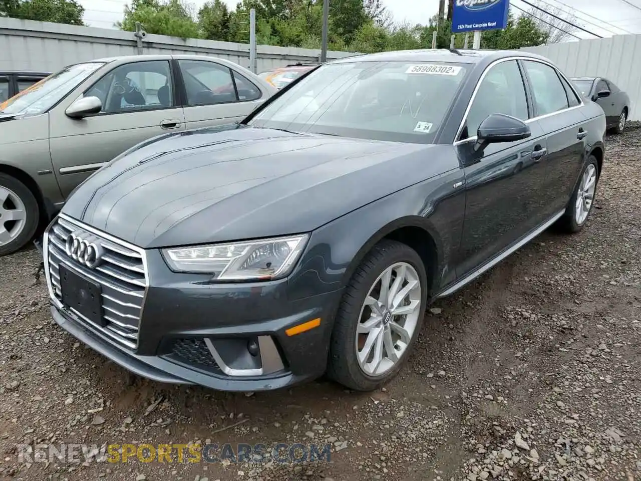 2 Photograph of a damaged car WAUDNAF41KA007004 AUDI A4 2019
