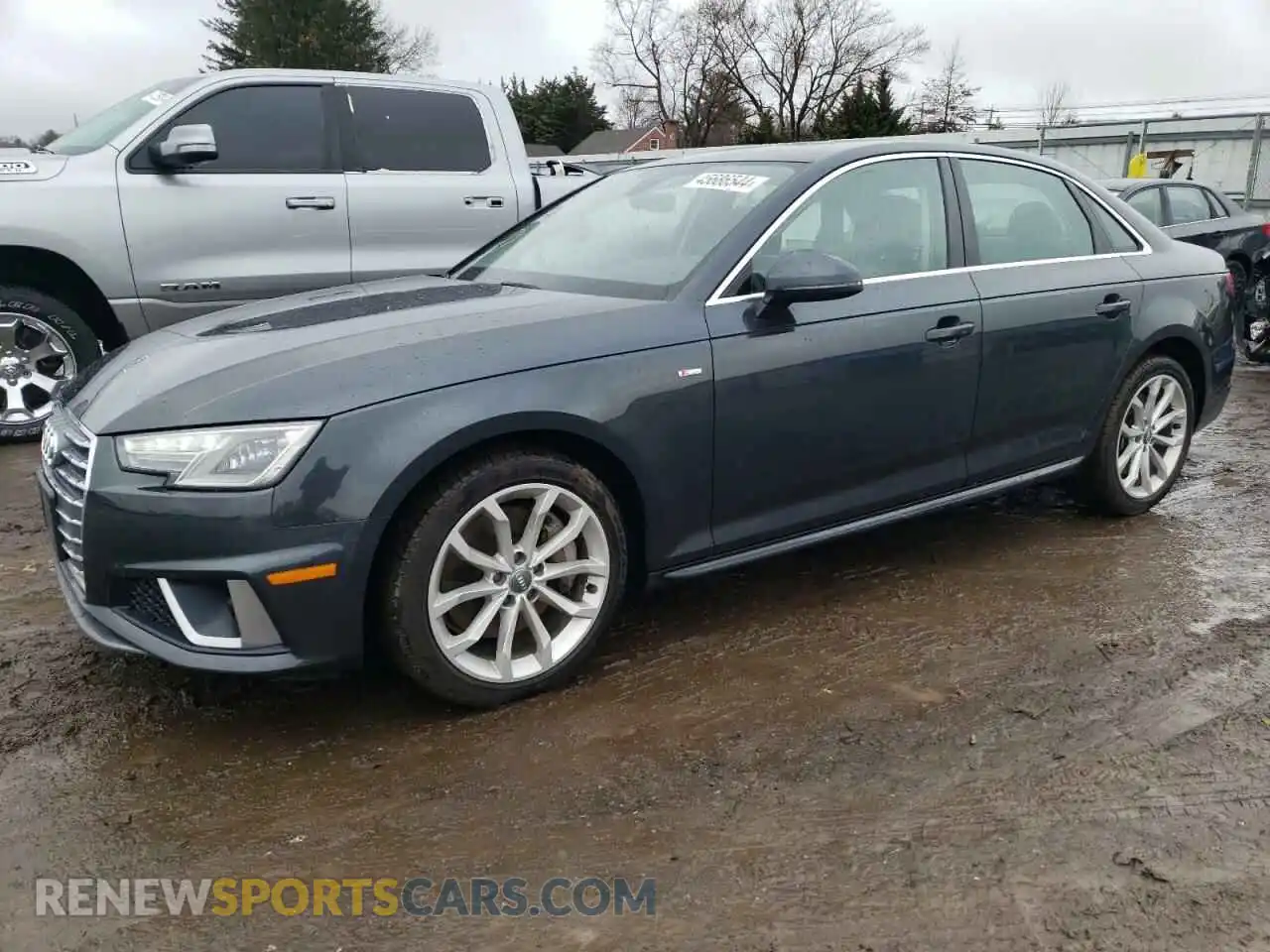 1 Photograph of a damaged car WAUDNAF42KA006671 AUDI A4 2019