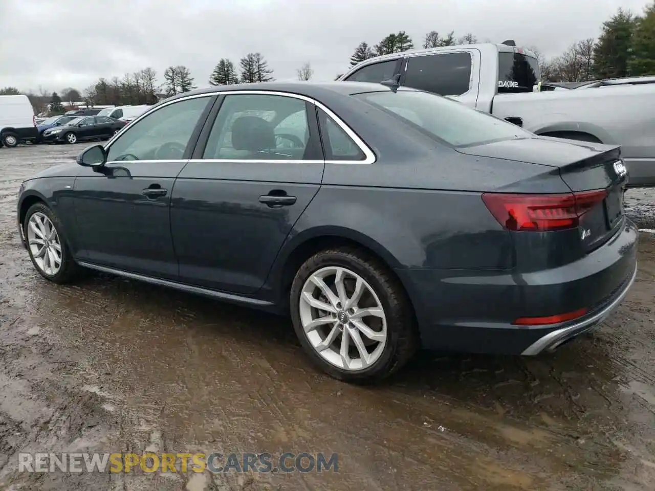 2 Photograph of a damaged car WAUDNAF42KA006671 AUDI A4 2019