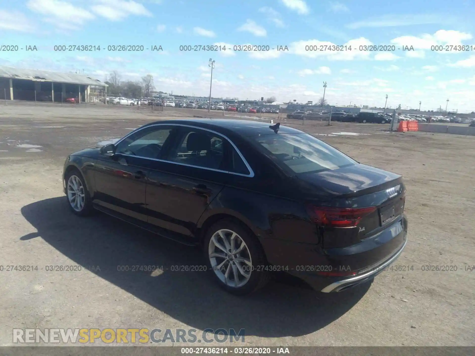 3 Photograph of a damaged car WAUDNAF43KA016450 AUDI A4 2019