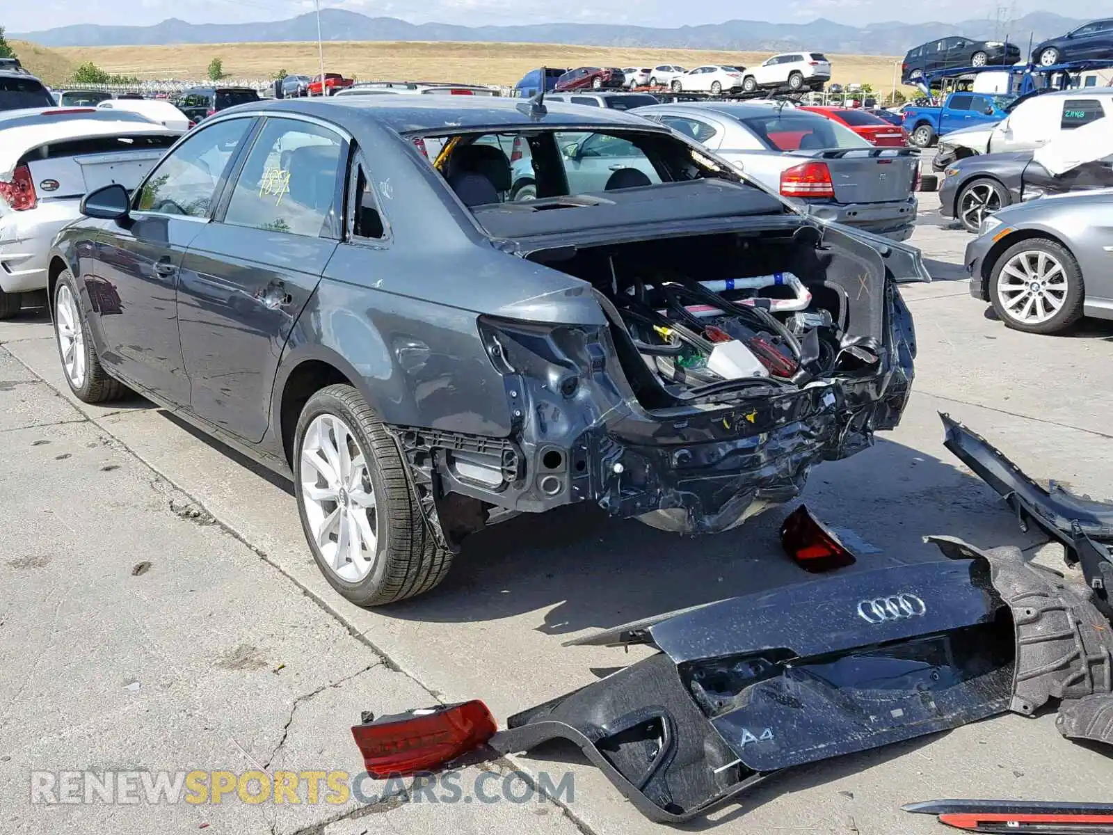 3 Photograph of a damaged car WAUDNAF43KA044930 AUDI A4 2019