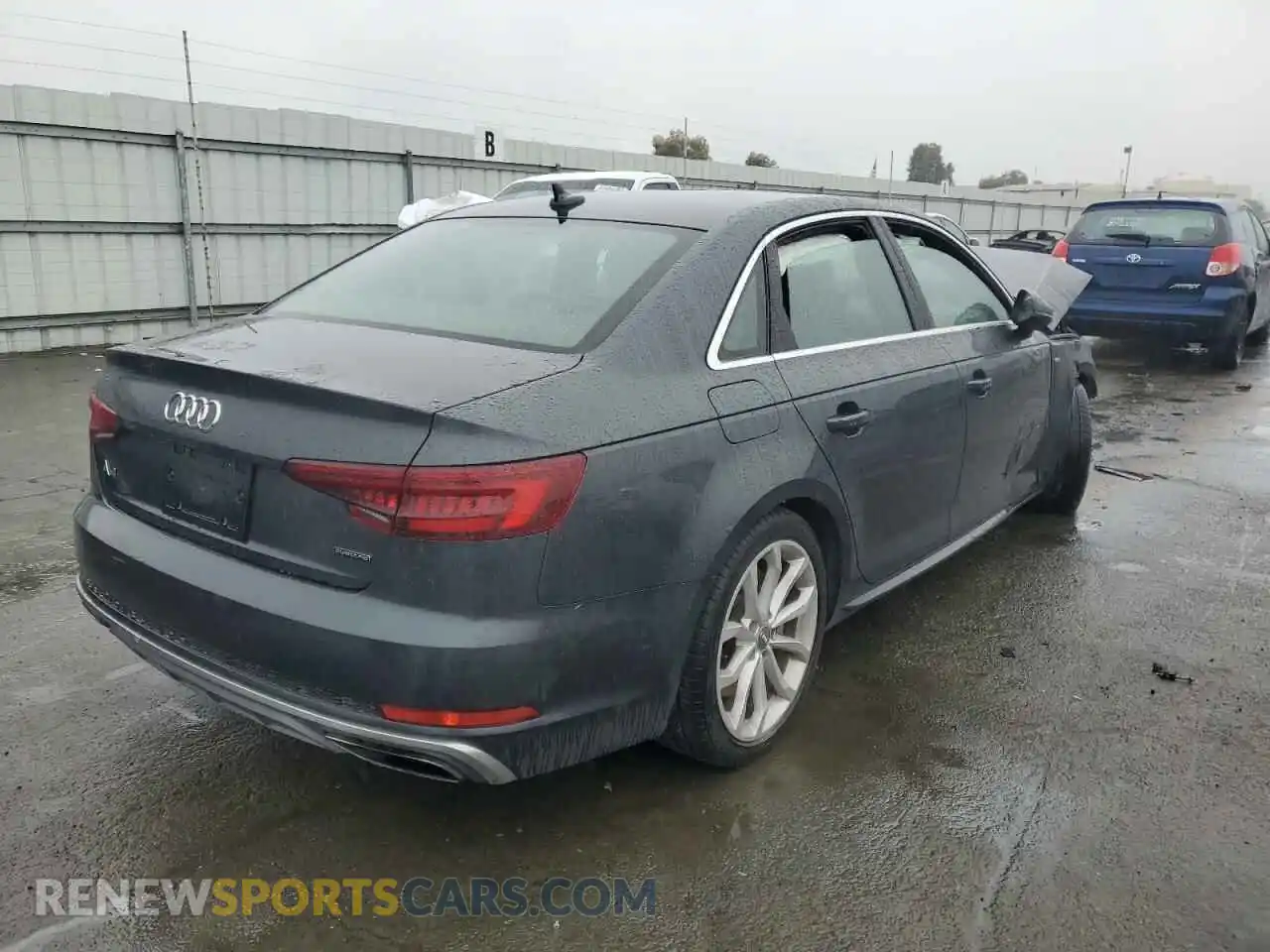 3 Photograph of a damaged car WAUDNAF43KN004730 AUDI A4 2019