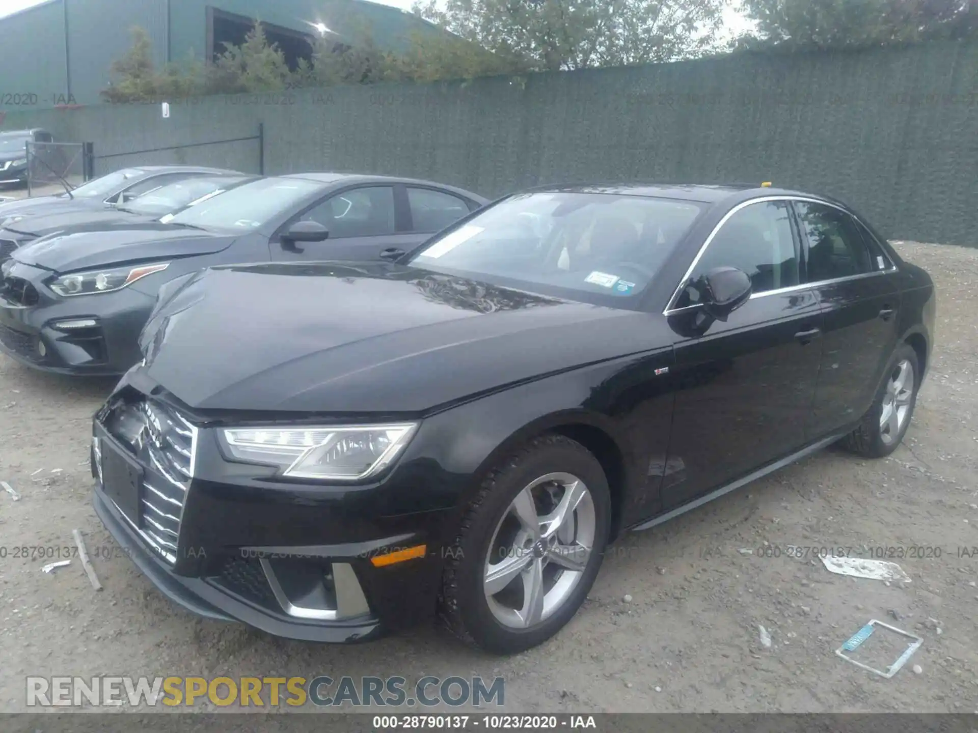 2 Photograph of a damaged car WAUDNAF44KA022709 AUDI A4 2019