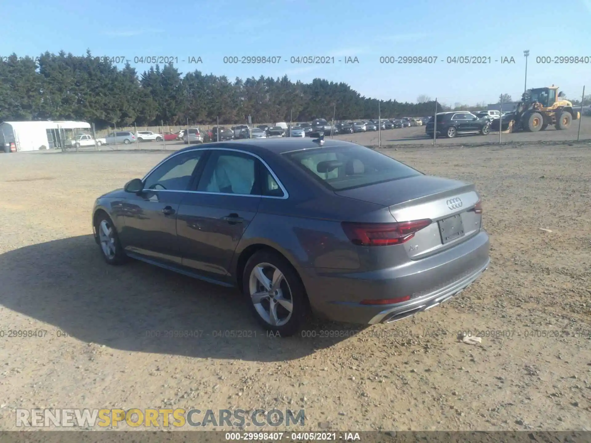 3 Photograph of a damaged car WAUDNAF44KA023228 AUDI A4 2019
