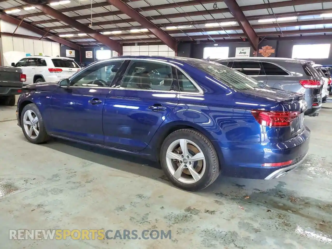 2 Photograph of a damaged car WAUDNAF44KA101930 AUDI A4 2019