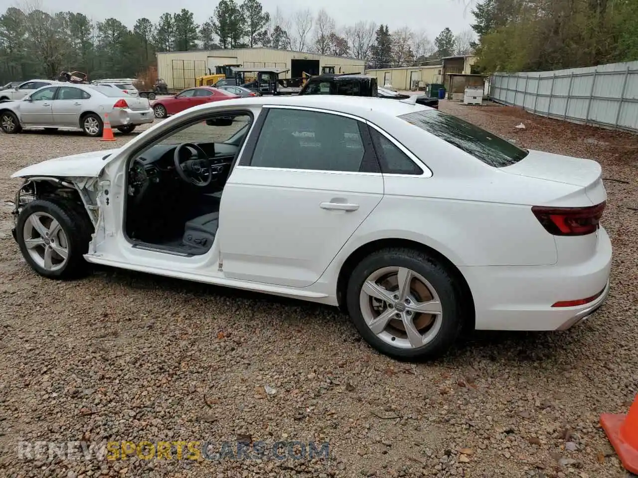 2 Photograph of a damaged car WAUDNAF44KN005949 AUDI A4 2019