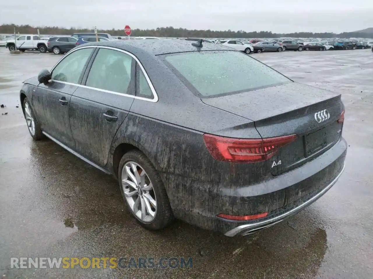 3 Photograph of a damaged car WAUDNAF44KN012979 AUDI A4 2019