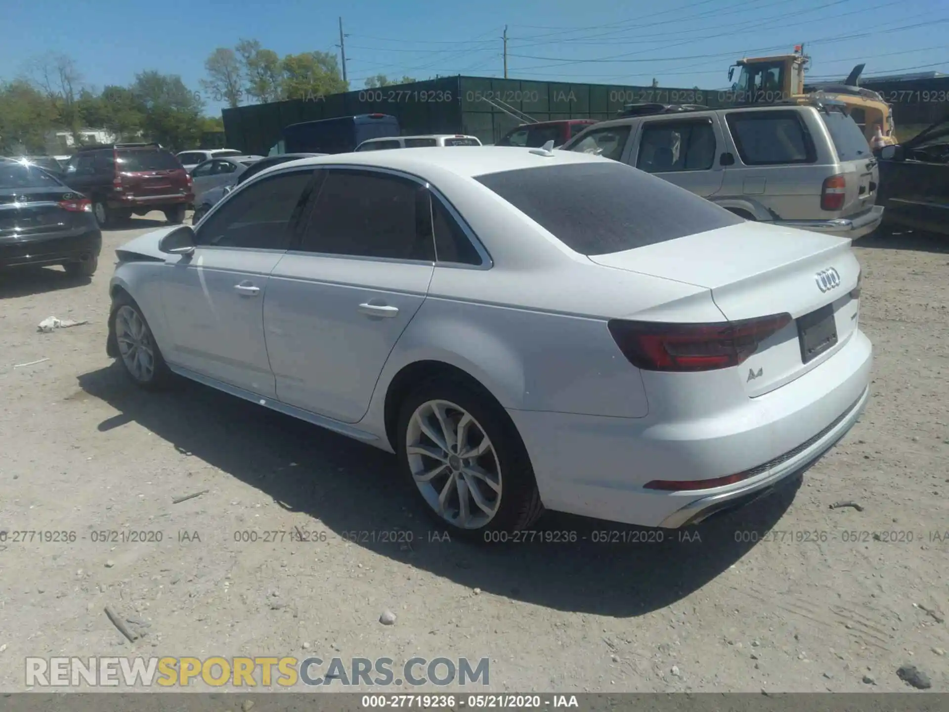 3 Фотография поврежденного автомобиля WAUDNAF46KA014112 AUDI A4 2019