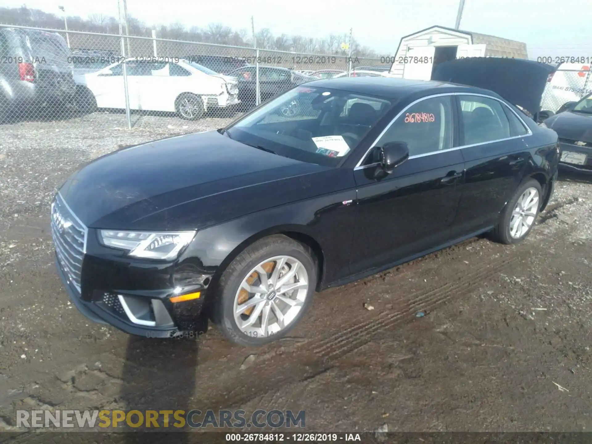 2 Photograph of a damaged car WAUDNAF46KA114808 AUDI A4 2019