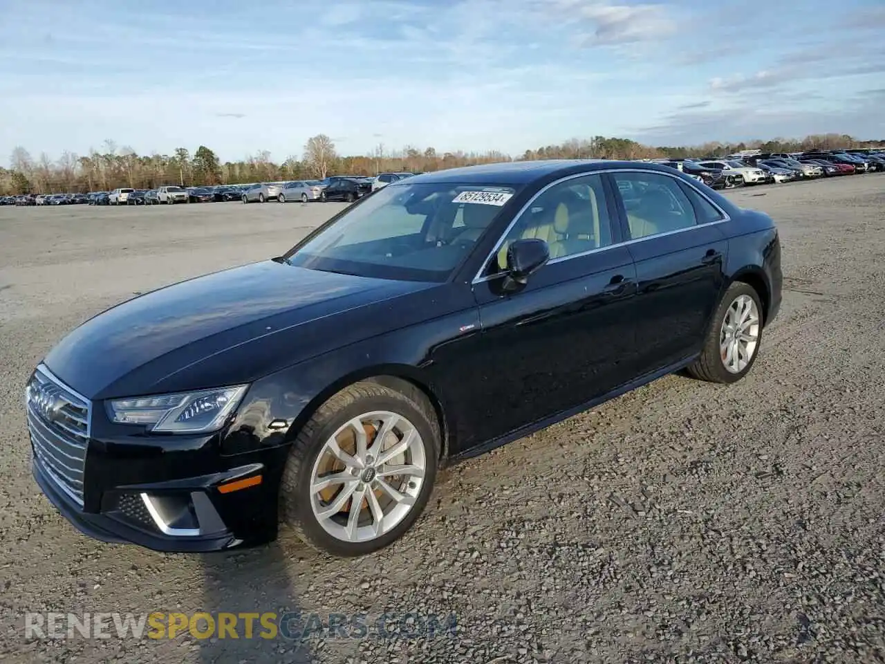 1 Photograph of a damaged car WAUDNAF46KA116221 AUDI A4 2019