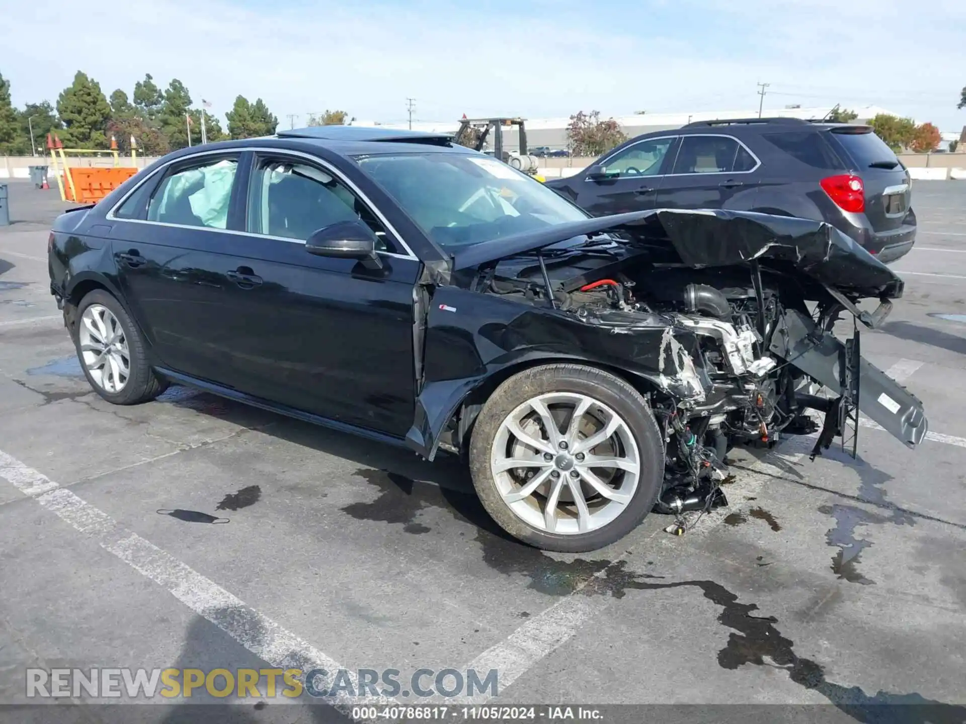 1 fotografías del automóvil dañado WAUDNAF46KN013468 AUDI A4 2019