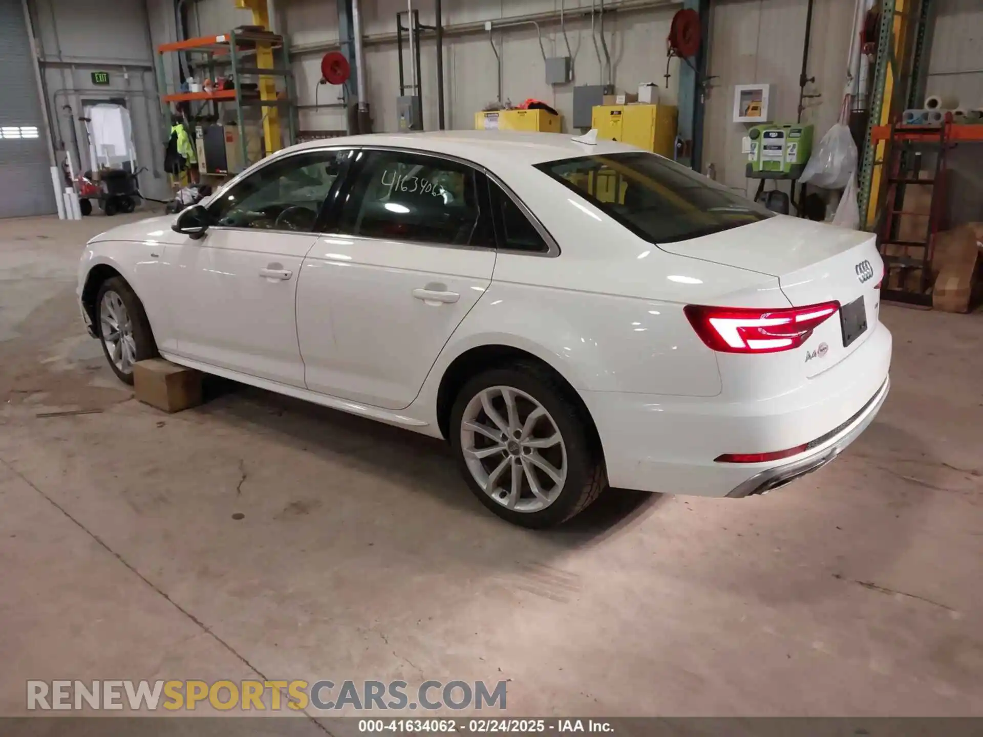 3 Photograph of a damaged car WAUDNAF47KA117328 AUDI A4 2019