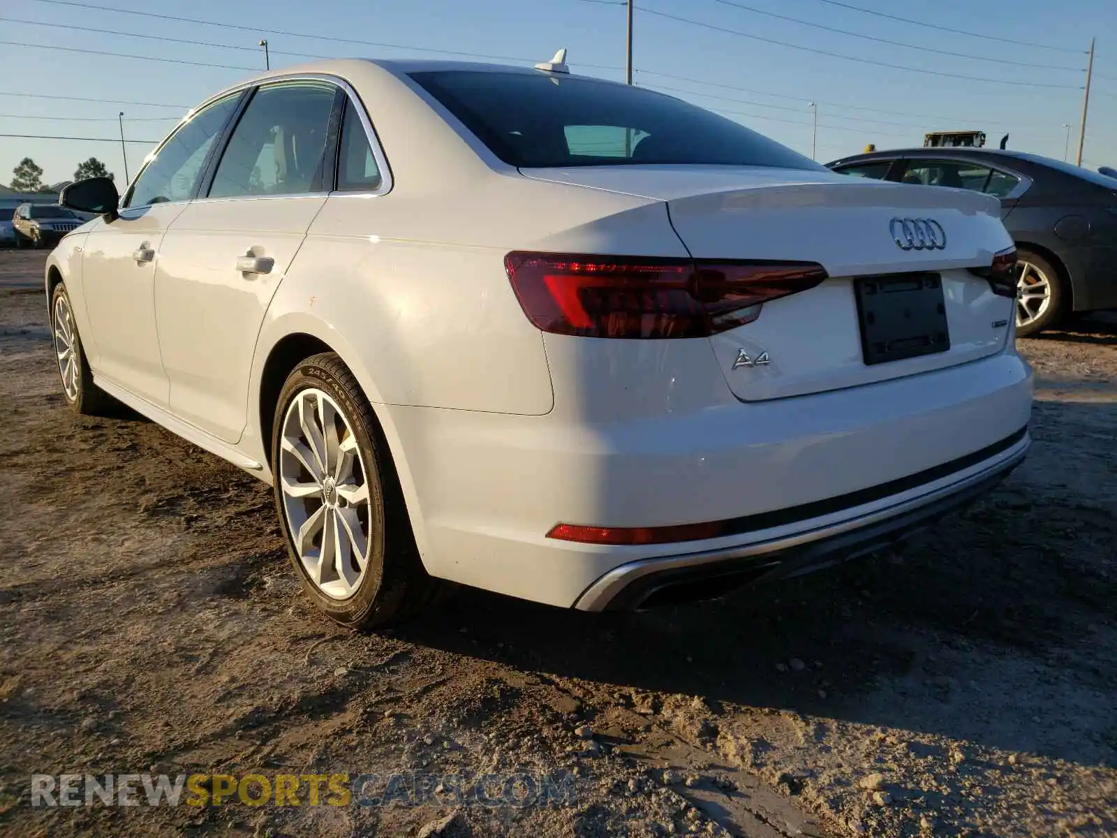 3 Photograph of a damaged car WAUDNAF47KN014189 AUDI A4 2019