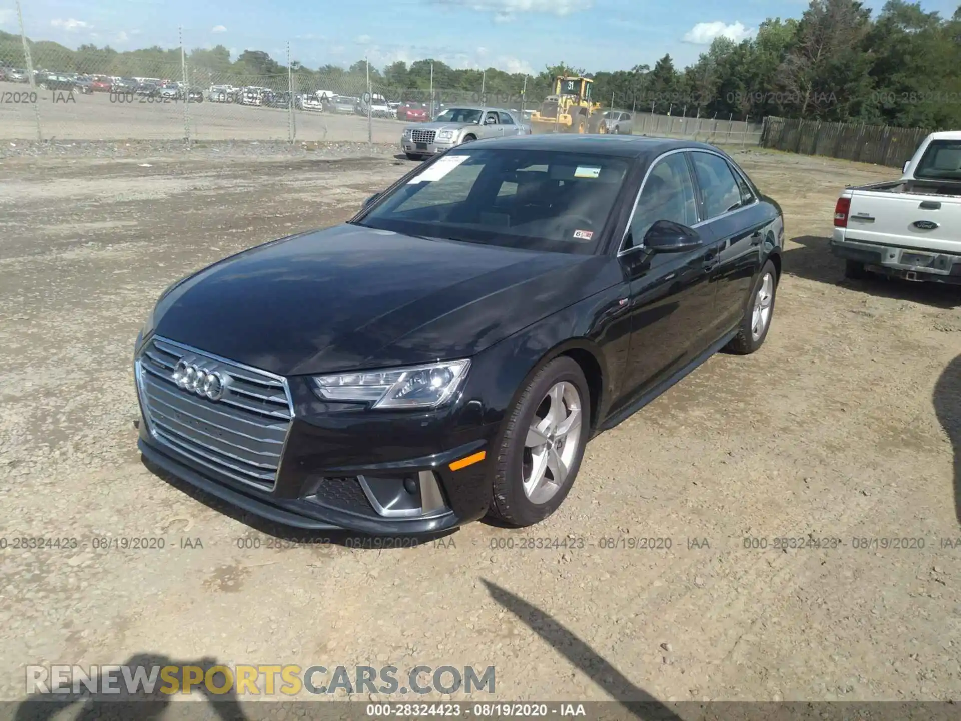 2 Photograph of a damaged car WAUDNAF48KA035365 AUDI A4 2019