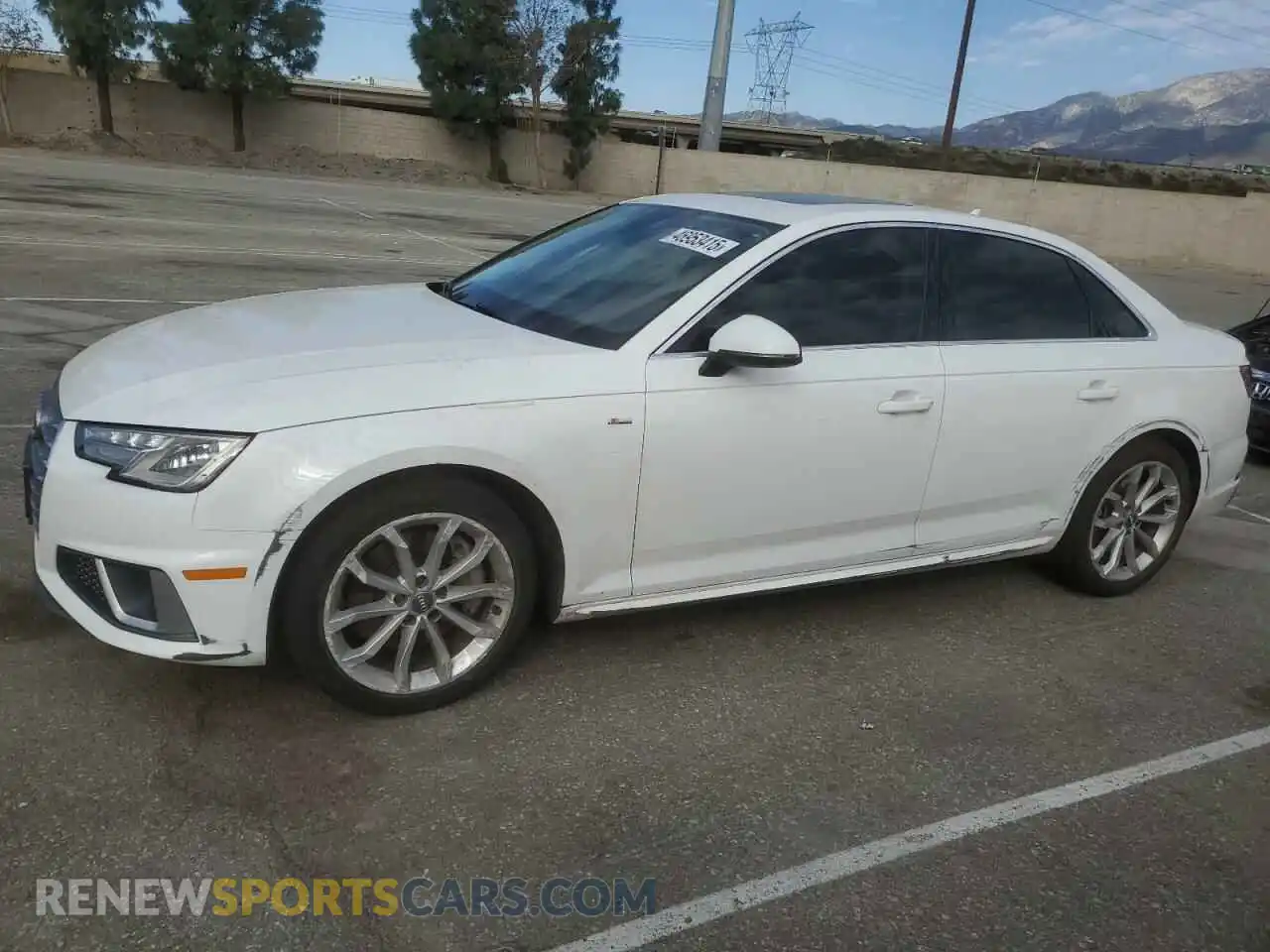 1 fotografías del automóvil dañado WAUDNAF49KA115452 AUDI A4 2019