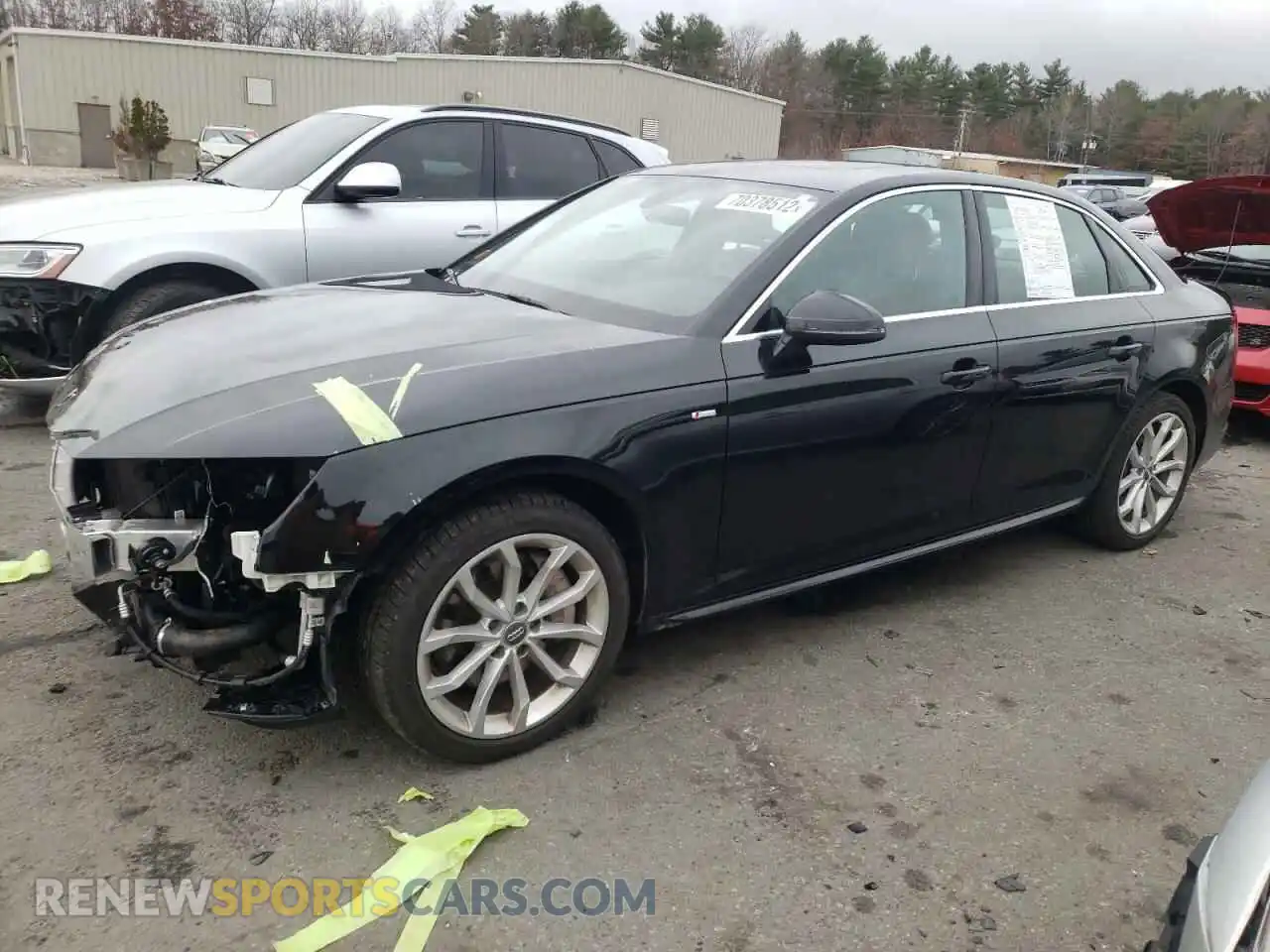 1 Photograph of a damaged car WAUDNAF4XKA007289 AUDI A4 2019