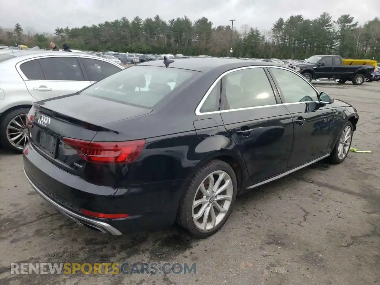 3 Photograph of a damaged car WAUDNAF4XKA007289 AUDI A4 2019