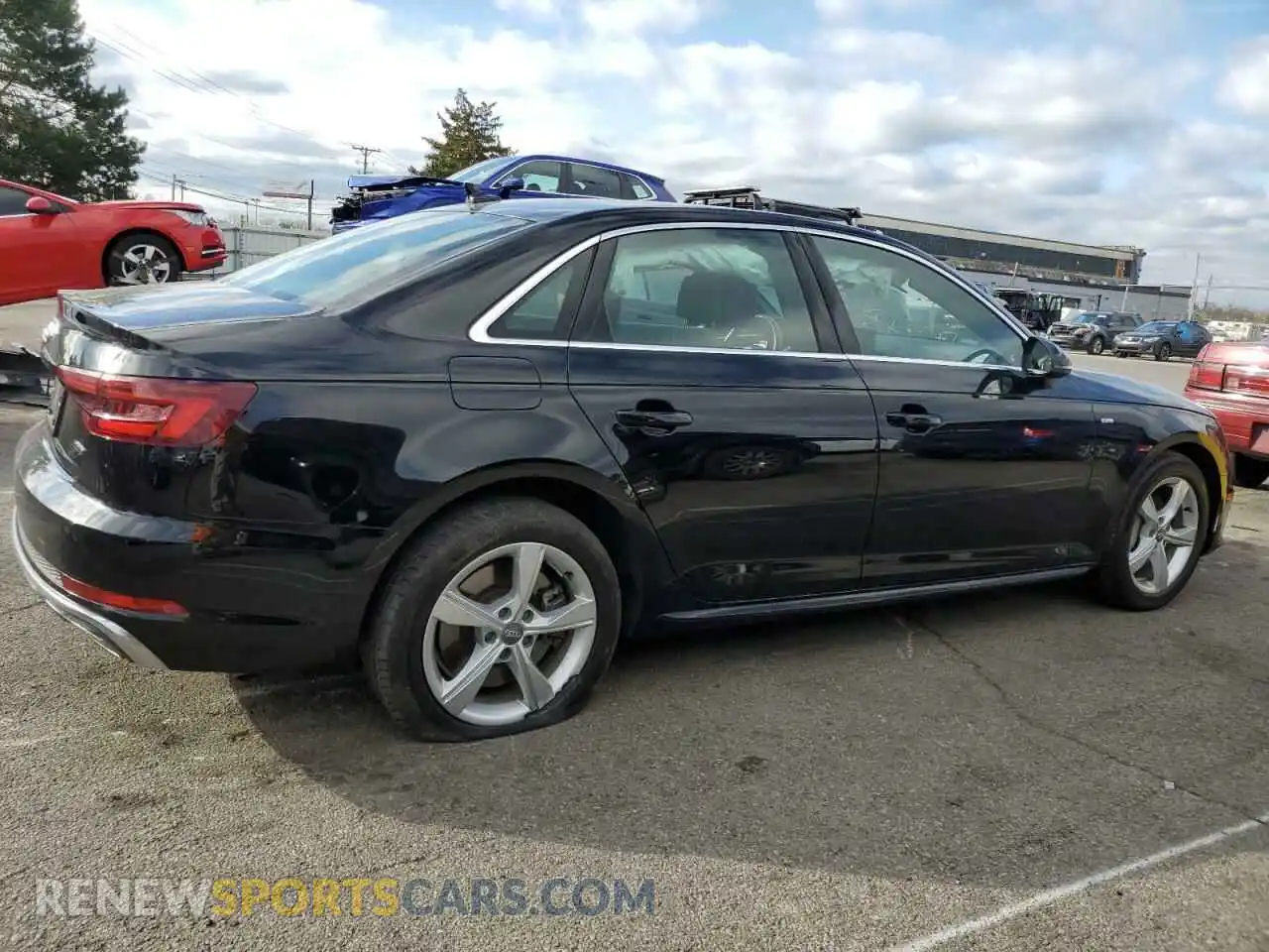 3 Photograph of a damaged car WAUDNAF4XKA012315 AUDI A4 2019