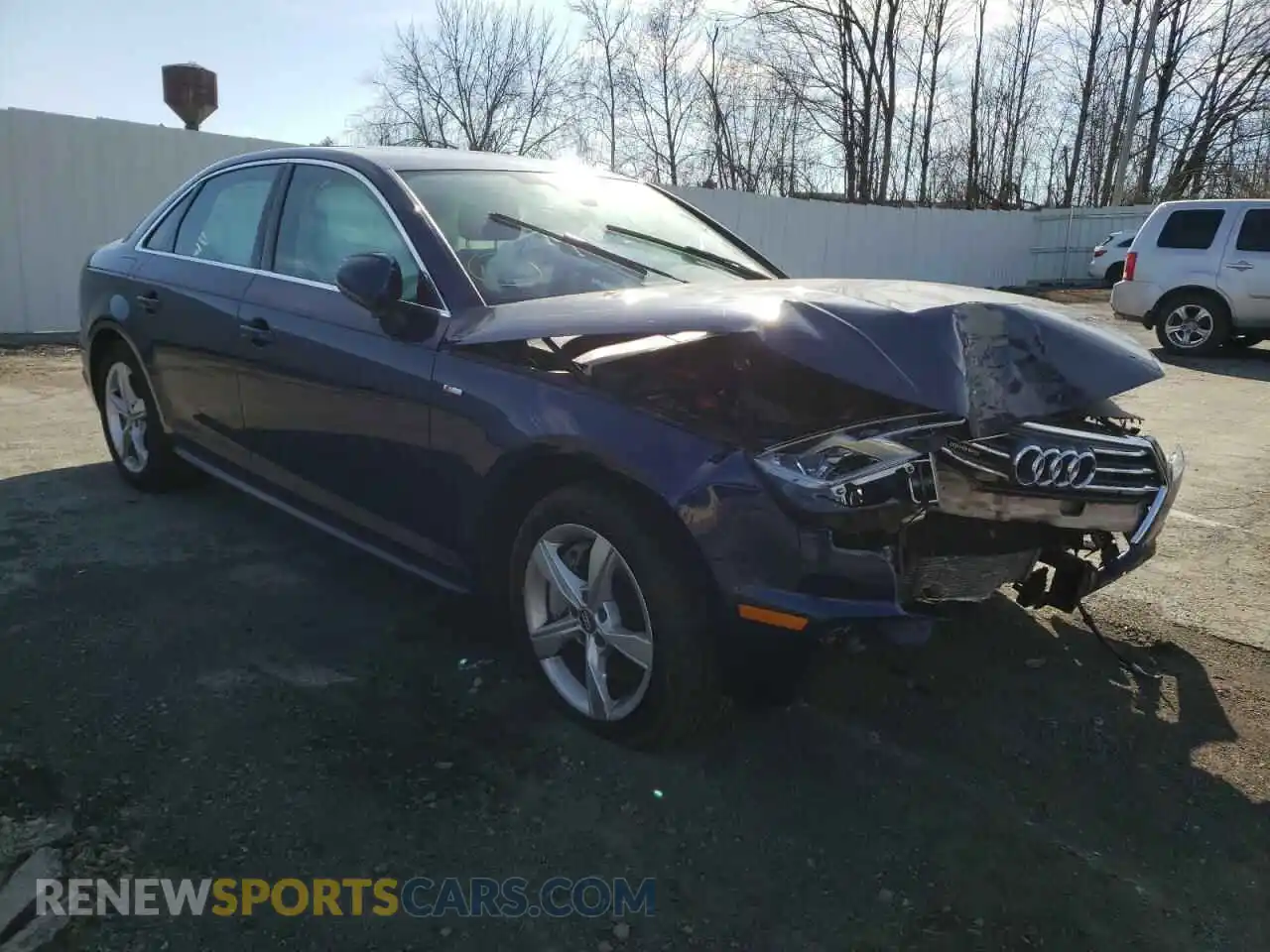 1 Photograph of a damaged car WAUDNAF4XKA013531 AUDI A4 2019