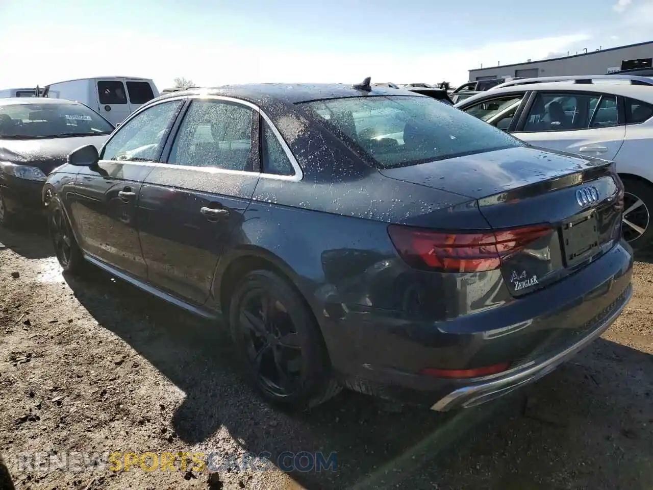 2 Photograph of a damaged car WAUDNAF4XKA030622 AUDI A4 2019
