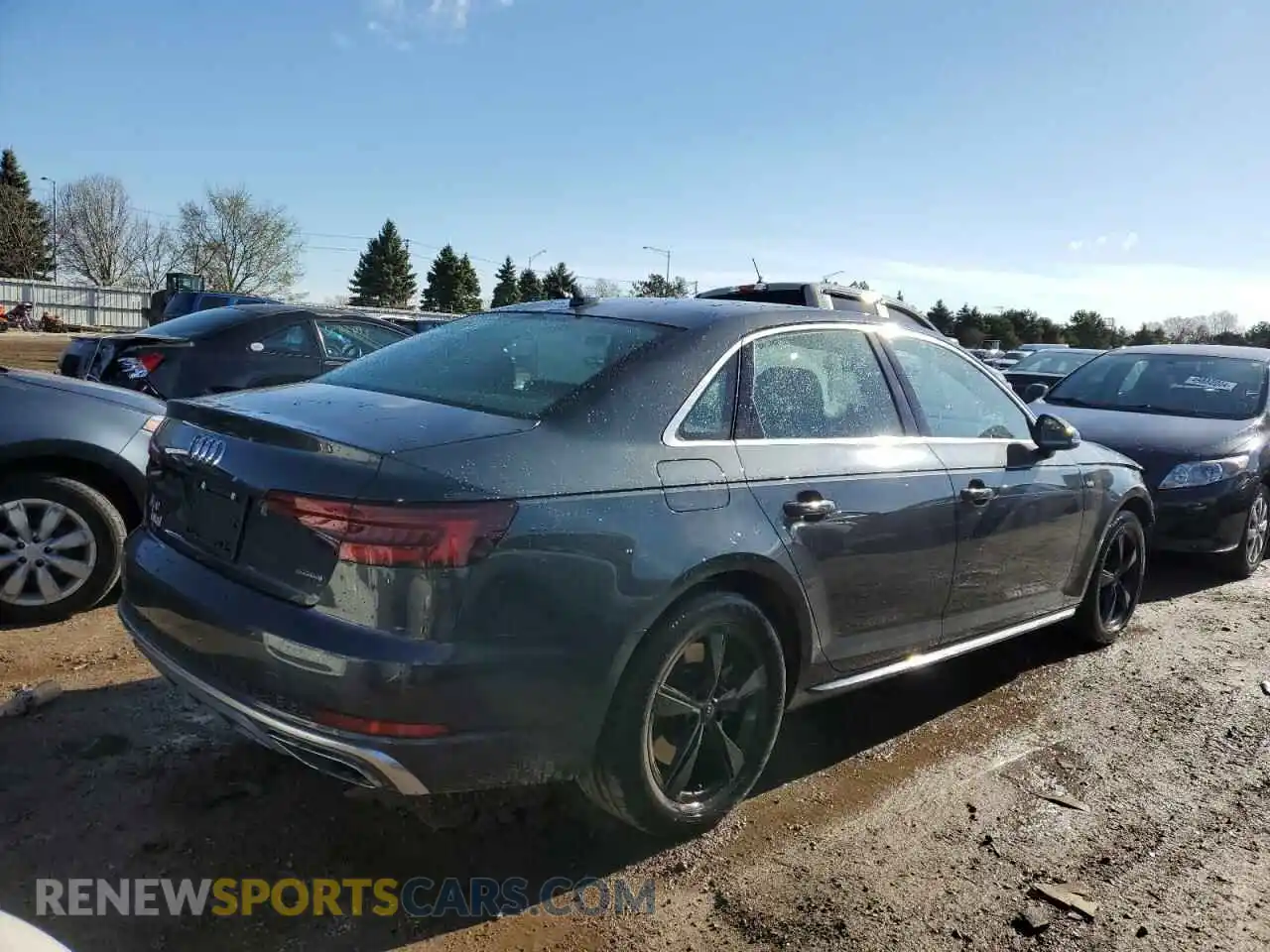 3 Photograph of a damaged car WAUDNAF4XKA030622 AUDI A4 2019