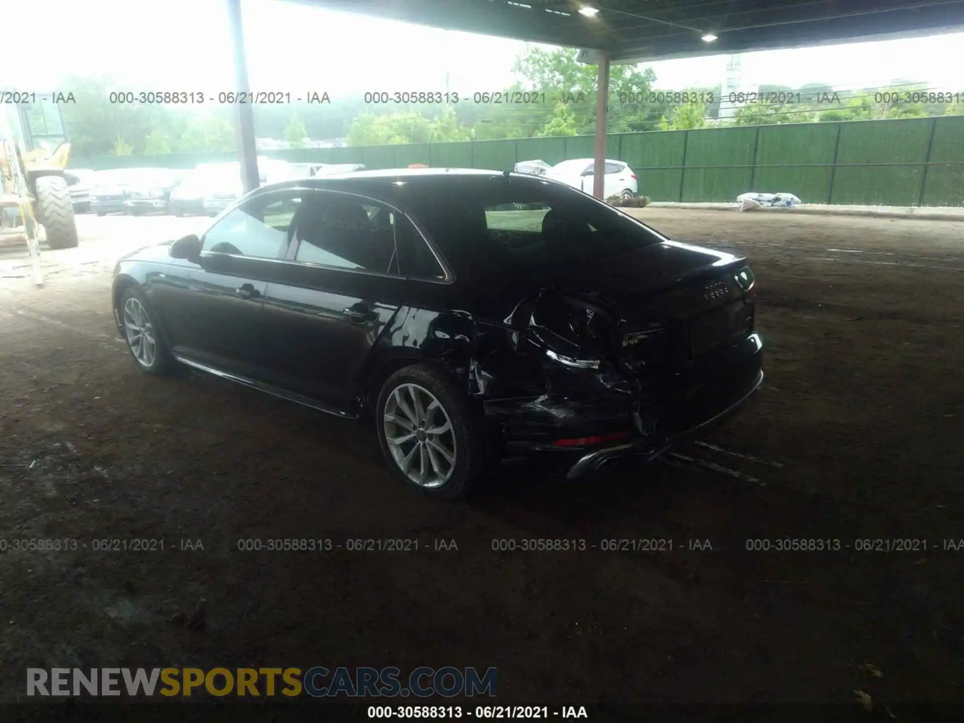 3 Photograph of a damaged car WAUDNAF4XKA047565 AUDI A4 2019