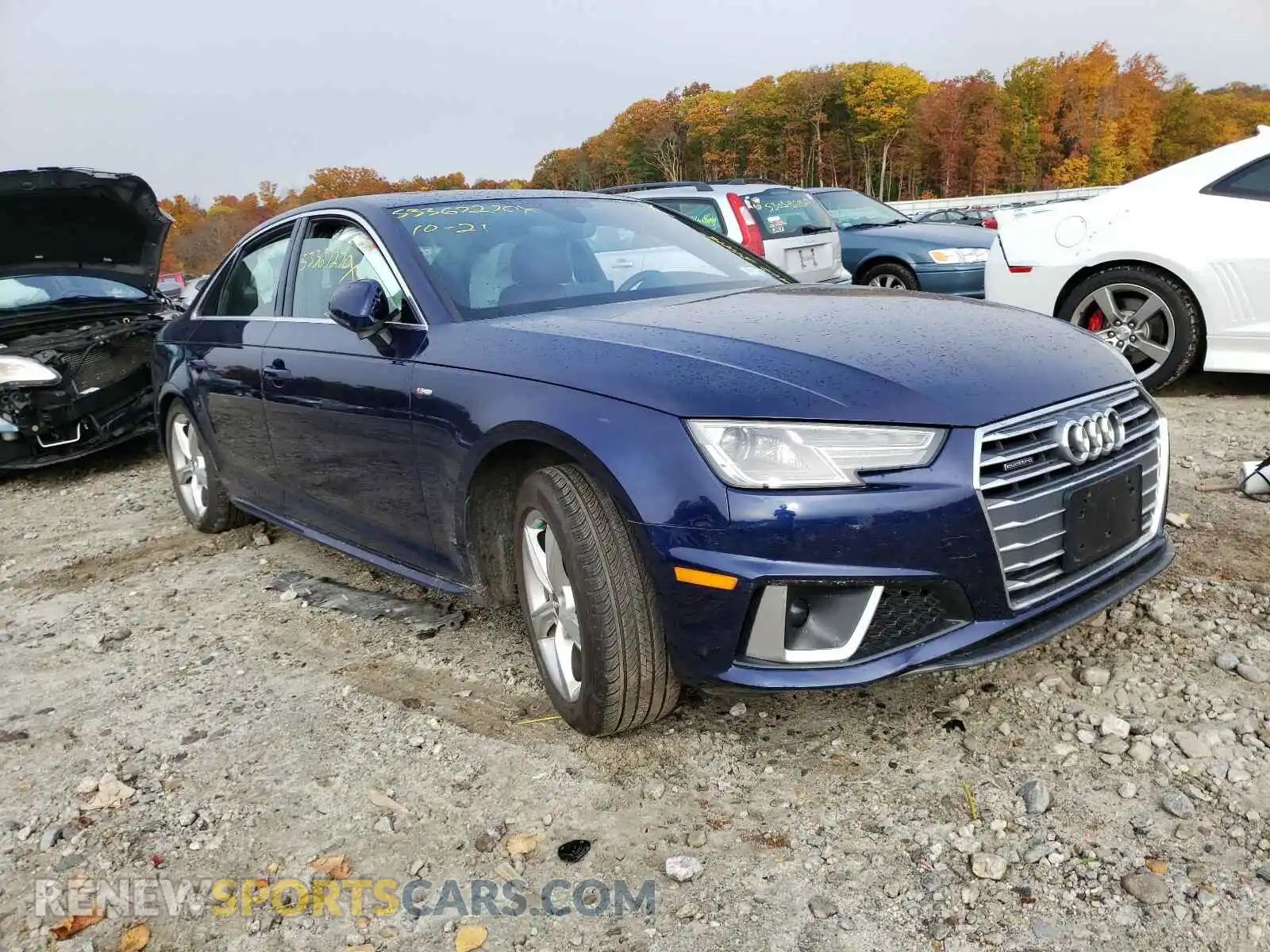 1 Photograph of a damaged car WAUDNAF4XKN005521 AUDI A4 2019