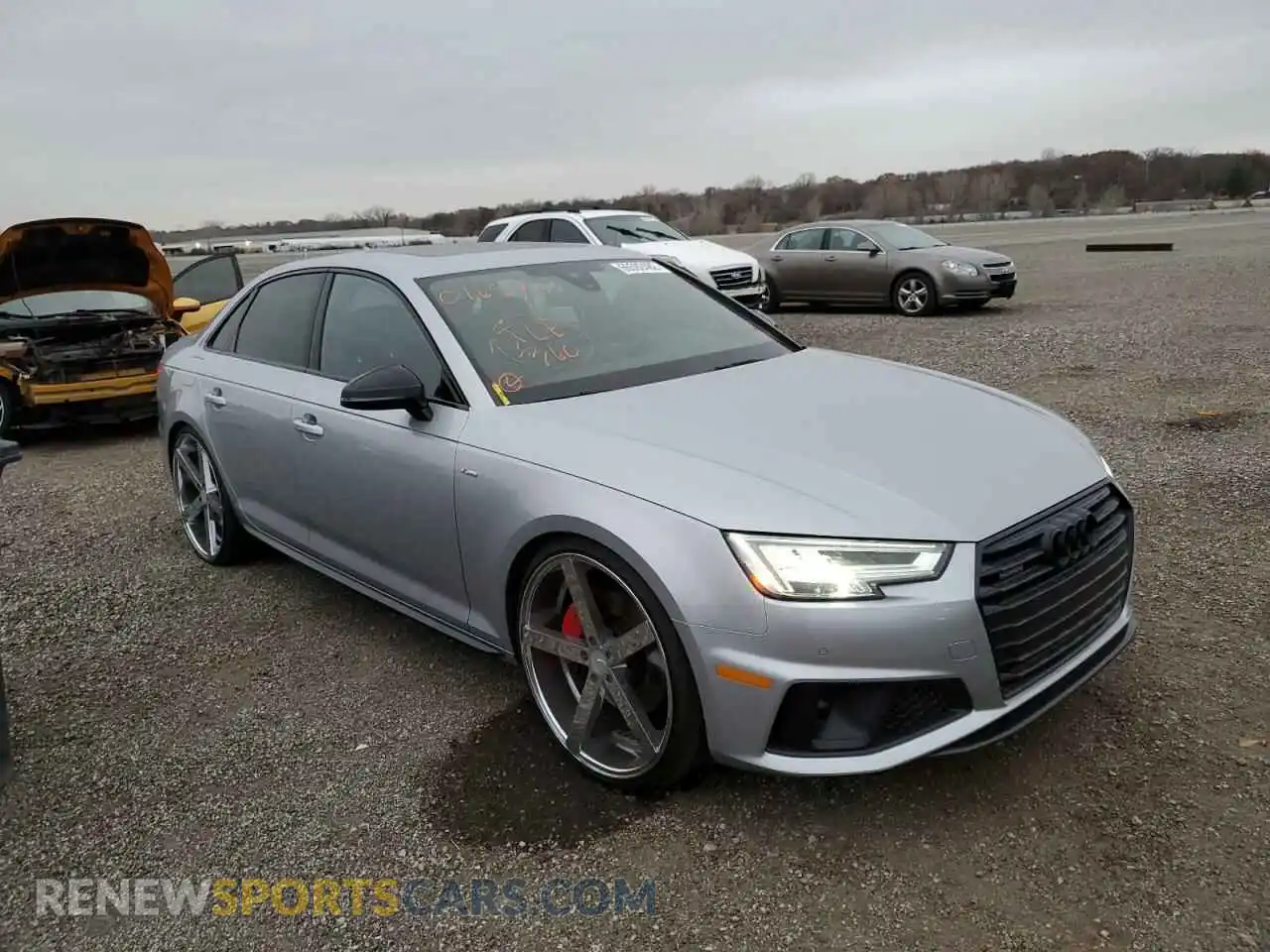 1 Photograph of a damaged car WAUENAF40KA016572 AUDI A4 2019