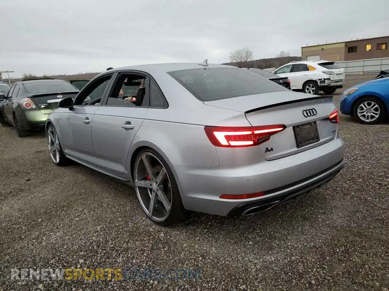 3 Photograph of a damaged car WAUENAF40KA016572 AUDI A4 2019