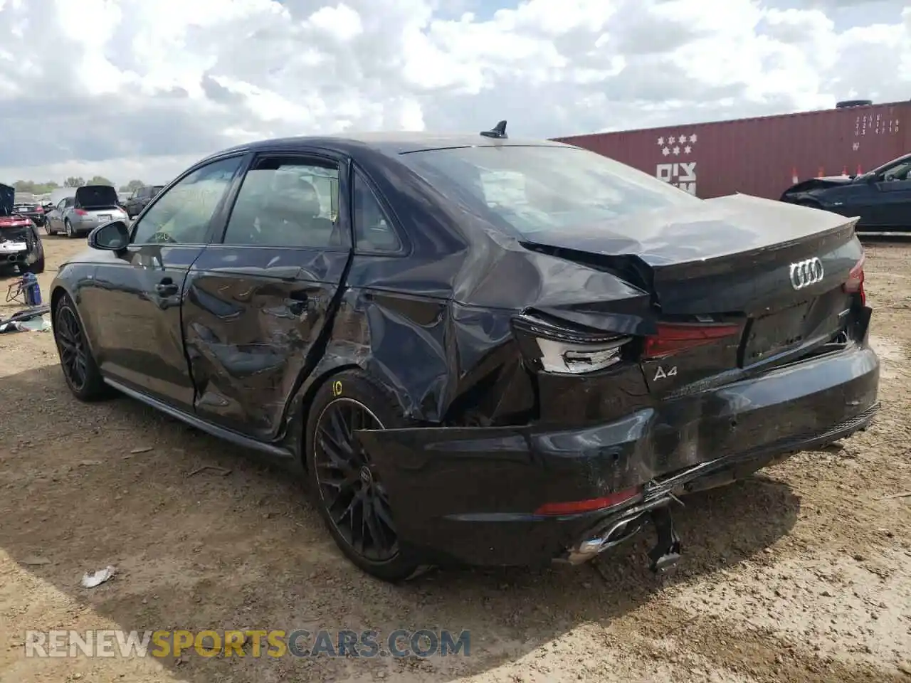 3 Photograph of a damaged car WAUENAF40KA056747 AUDI A4 2019