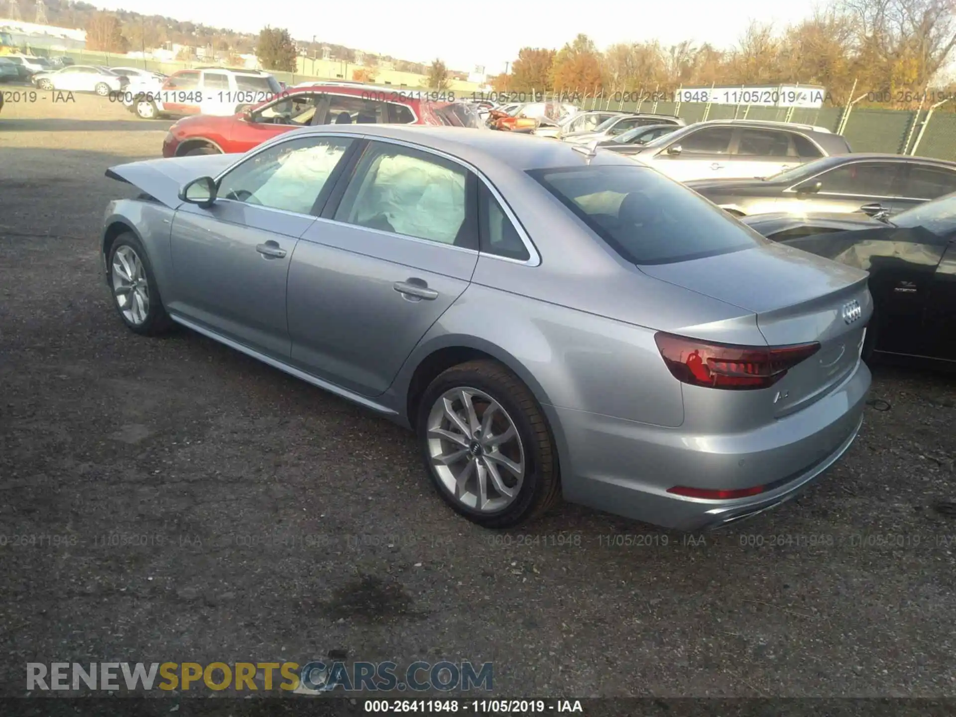 3 Photograph of a damaged car WAUENAF40KN002793 AUDI A4 2019