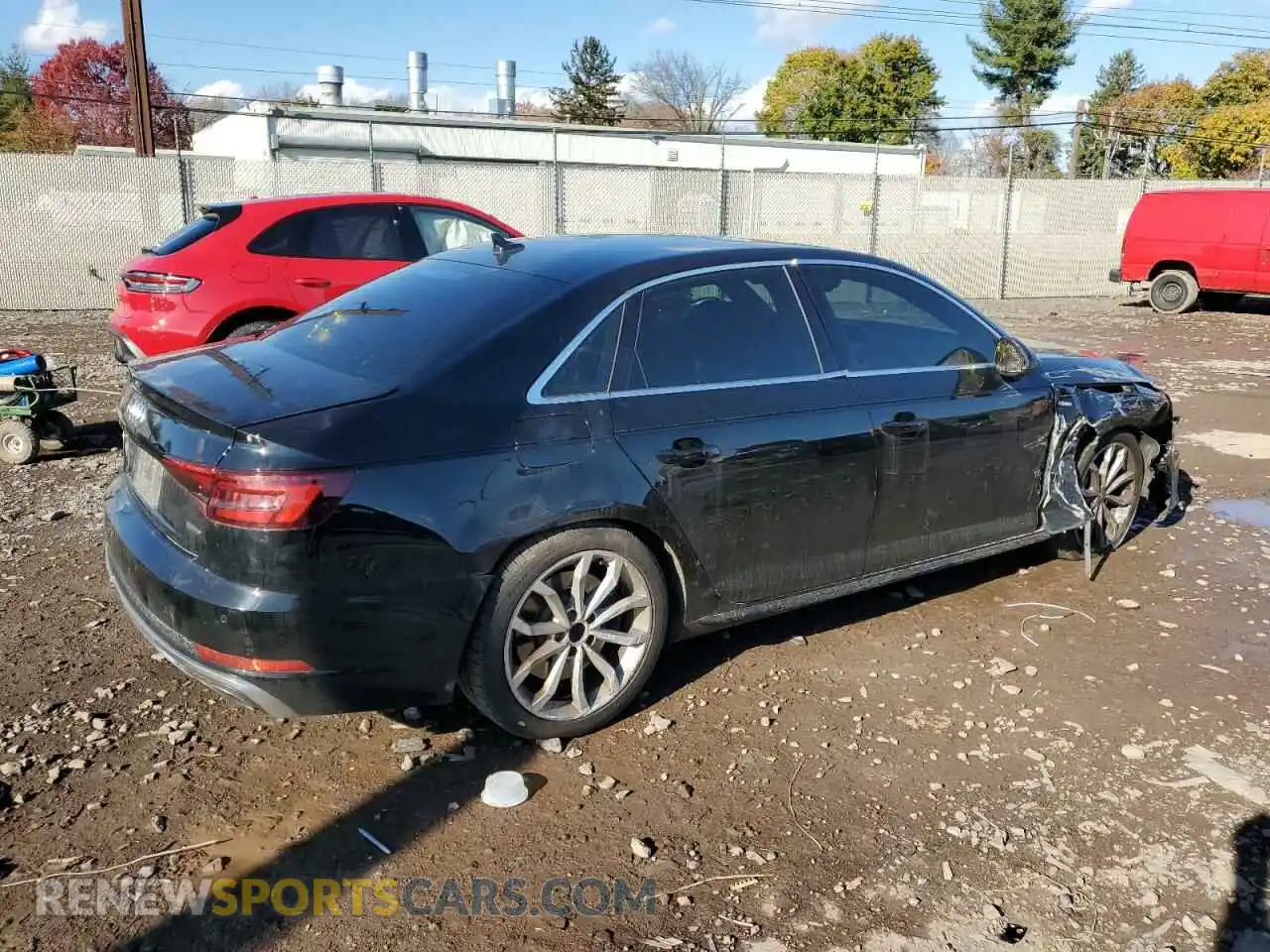 3 Photograph of a damaged car WAUENAF41KA015284 AUDI A4 2019