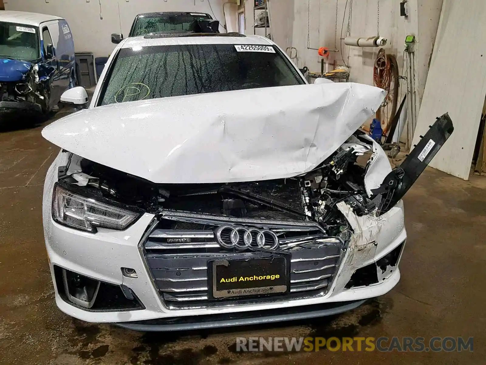 9 Photograph of a damaged car WAUENAF41KA042386 AUDI A4 2019