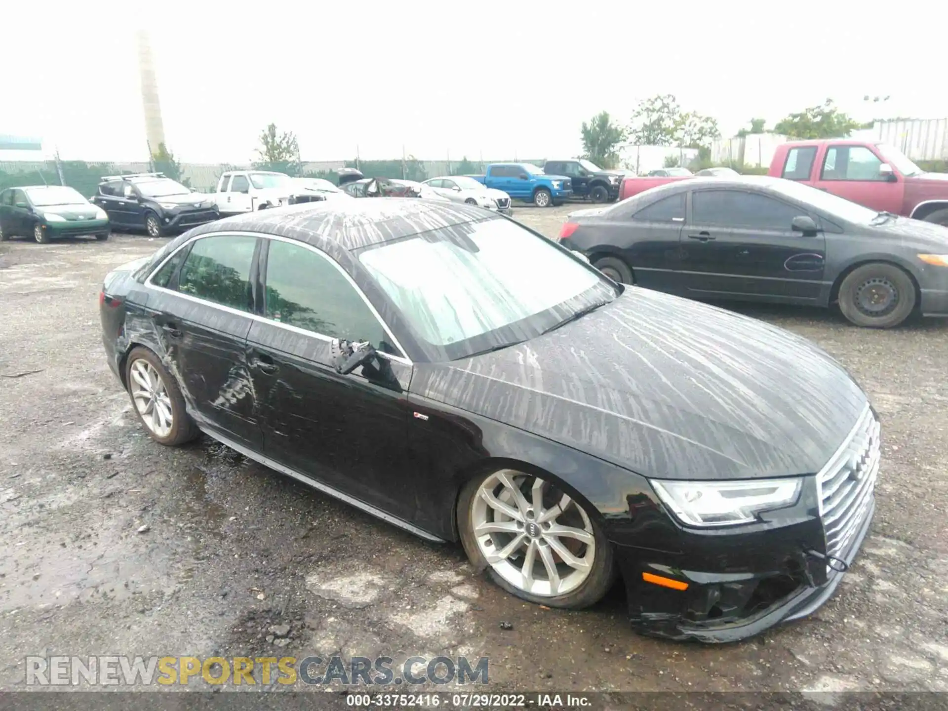 1 fotografías del automóvil dañado WAUENAF41KA055557 AUDI A4 2019