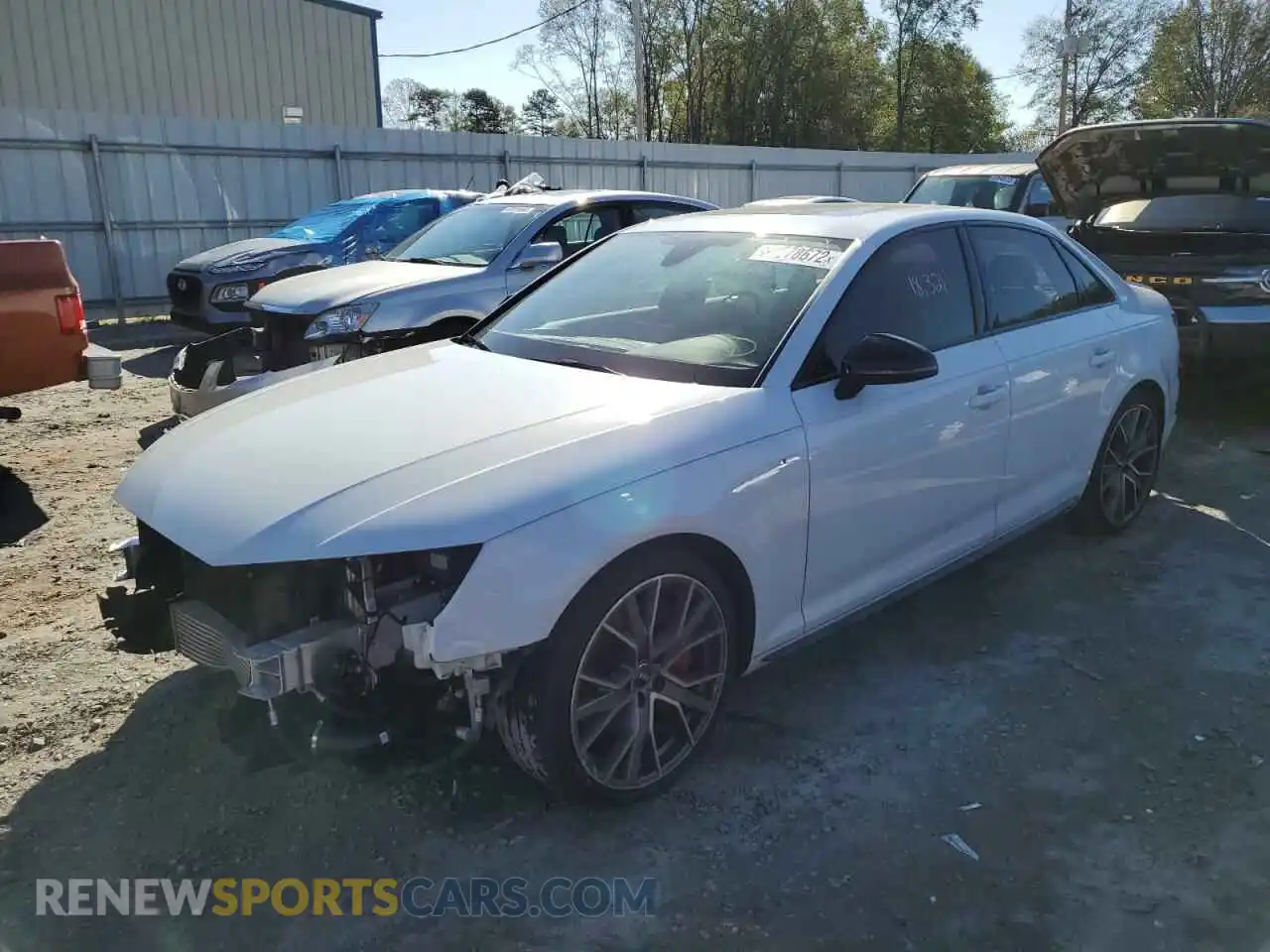1 Photograph of a damaged car WAUENAF41KA075968 AUDI A4 2019