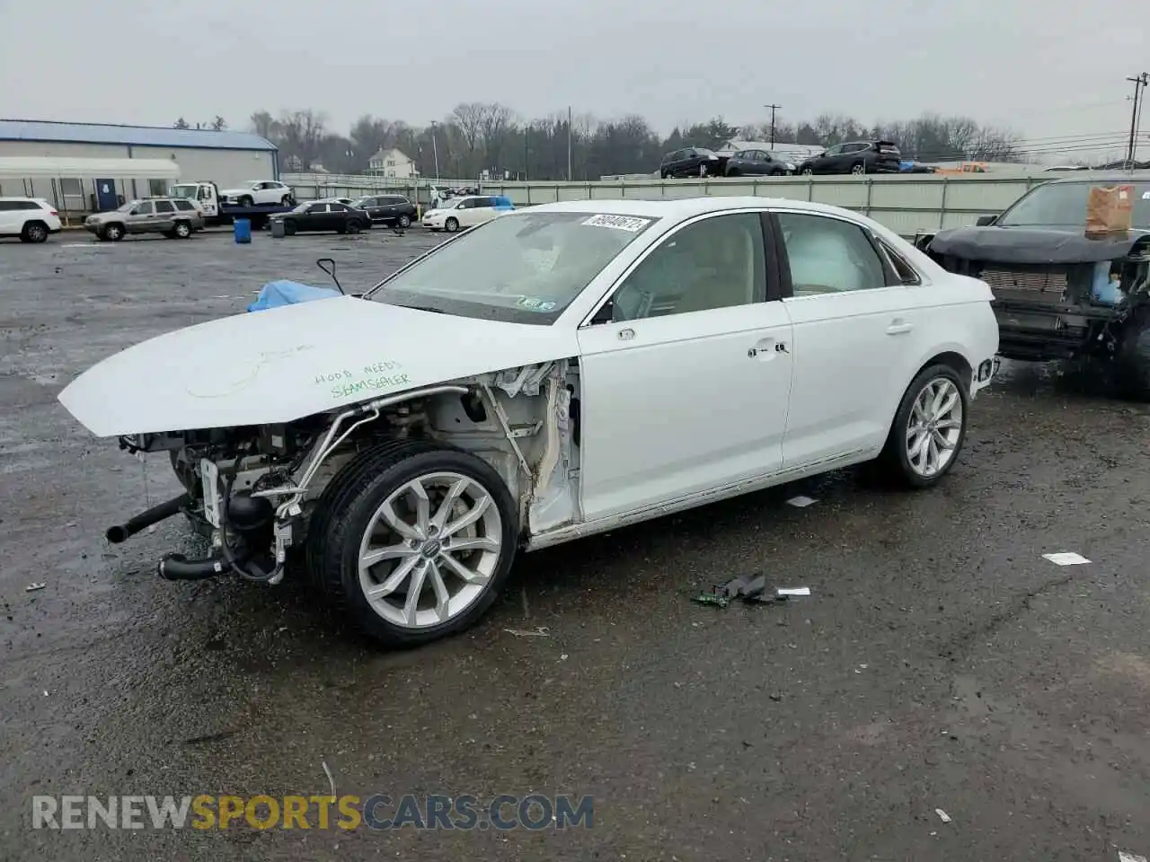 1 Фотография поврежденного автомобиля WAUENAF41KA119032 AUDI A4 2019