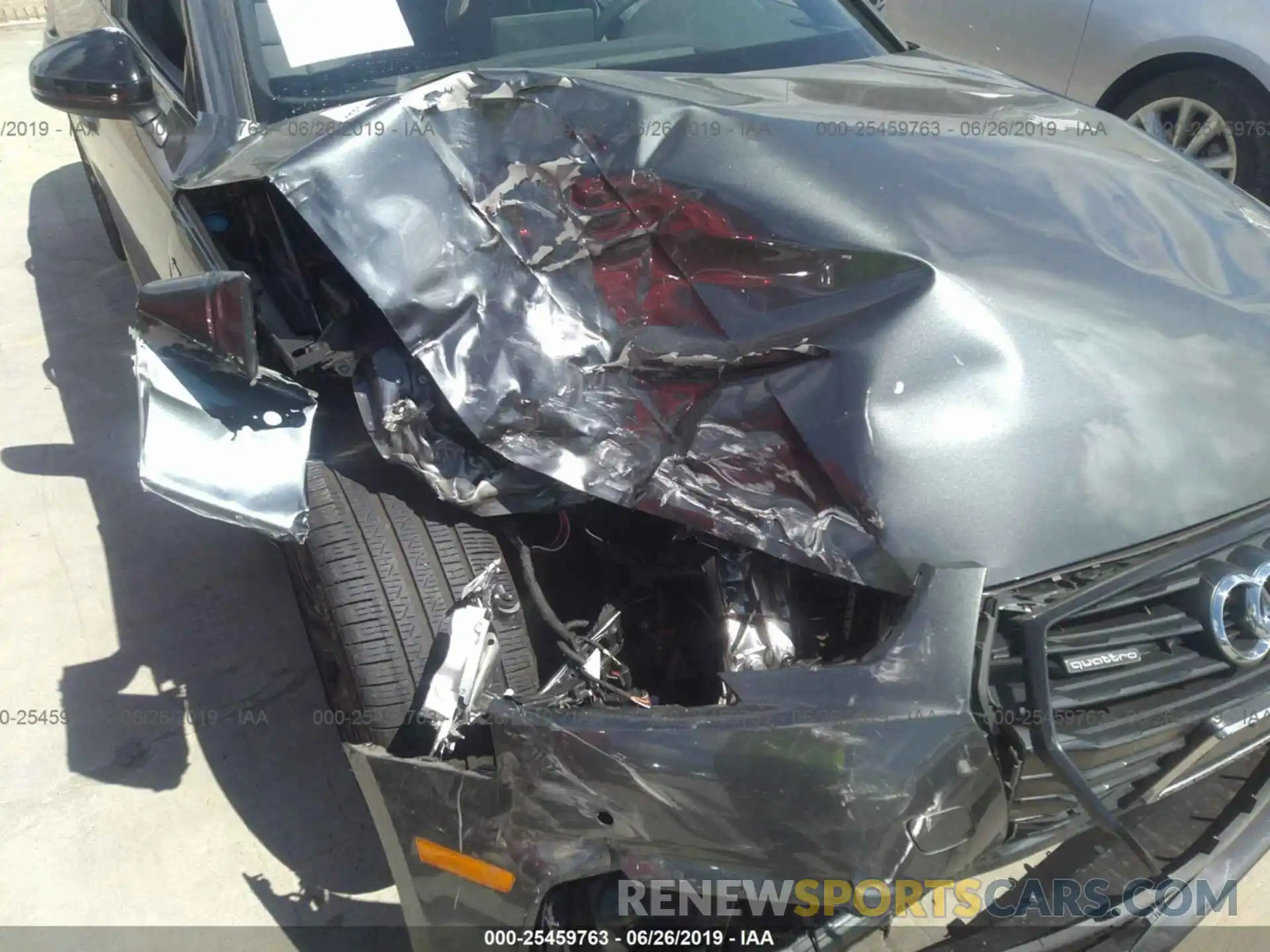 6 Photograph of a damaged car WAUENAF41KN003385 AUDI A4 2019