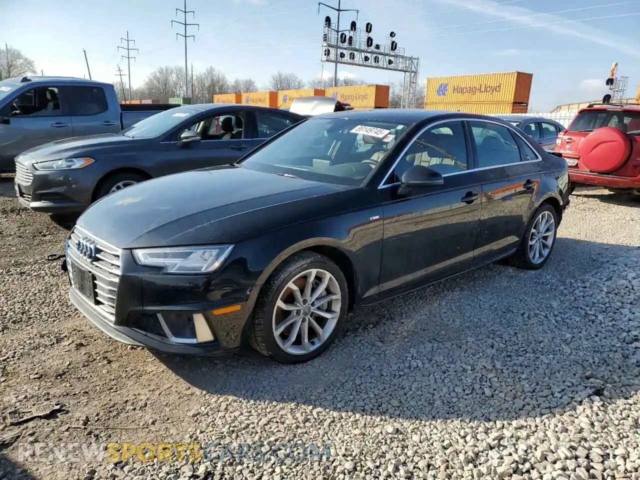 1 Photograph of a damaged car WAUENAF42KA073971 AUDI A4 2019