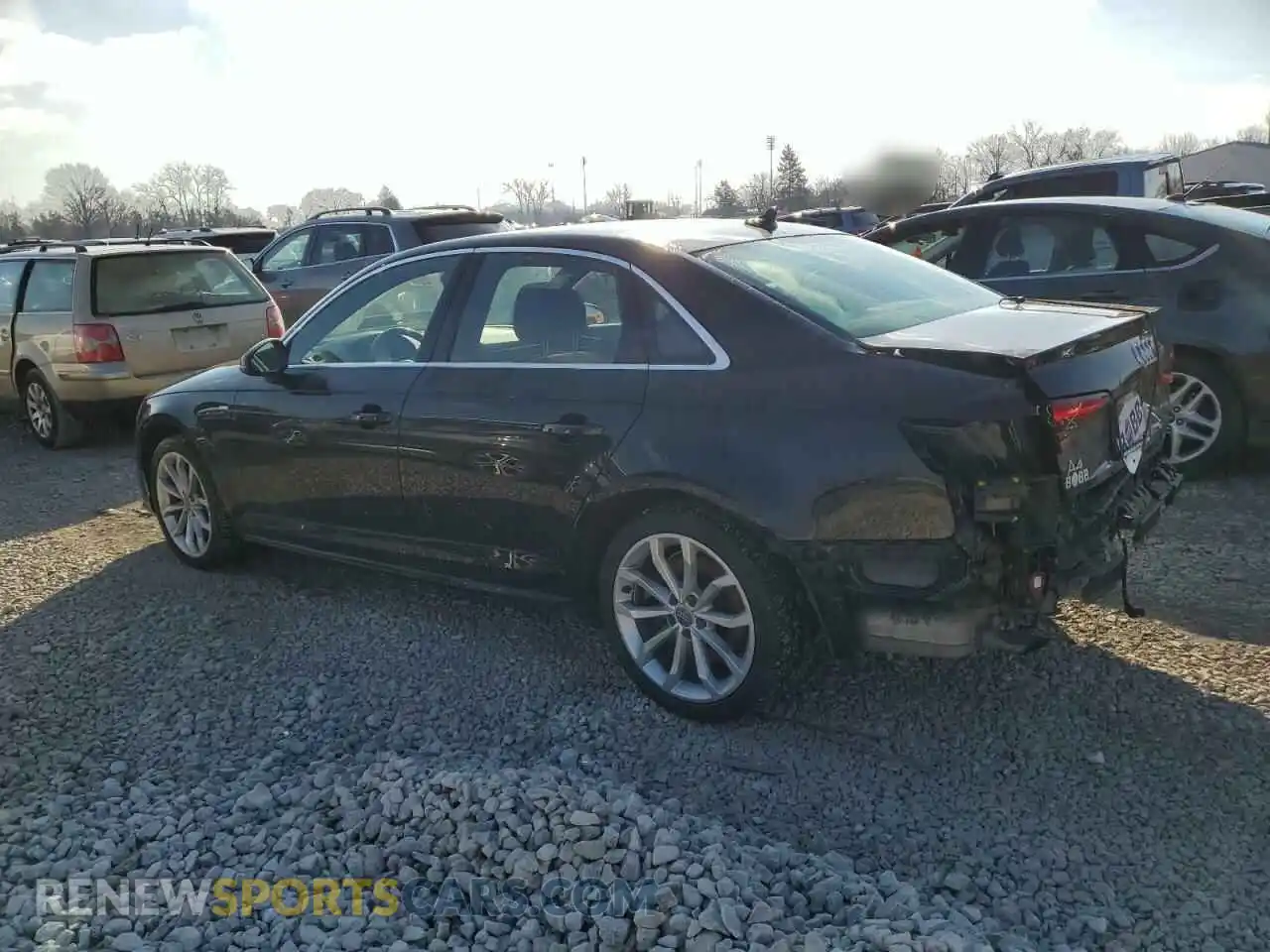 2 Photograph of a damaged car WAUENAF42KA073971 AUDI A4 2019