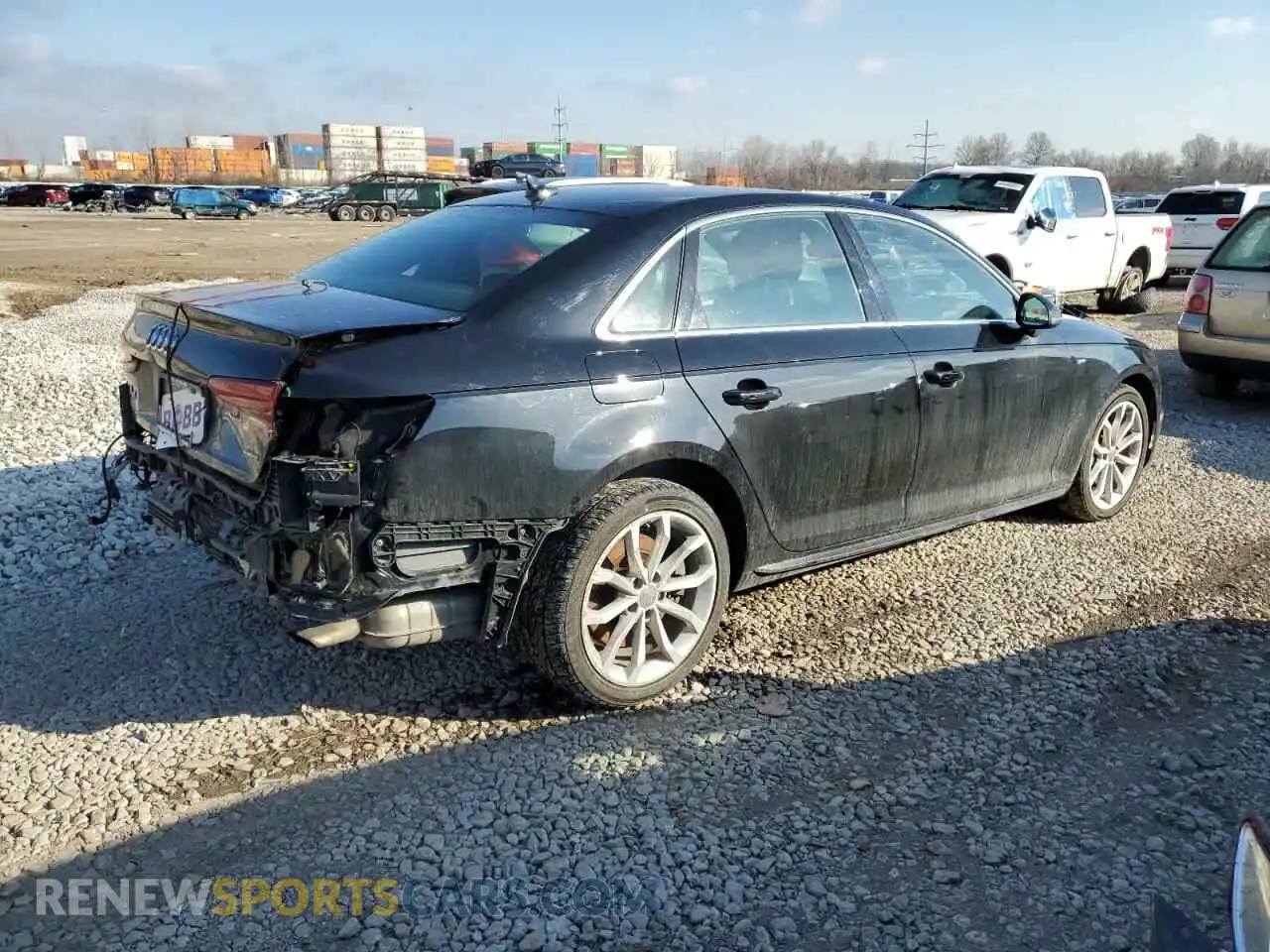 3 Photograph of a damaged car WAUENAF42KA073971 AUDI A4 2019