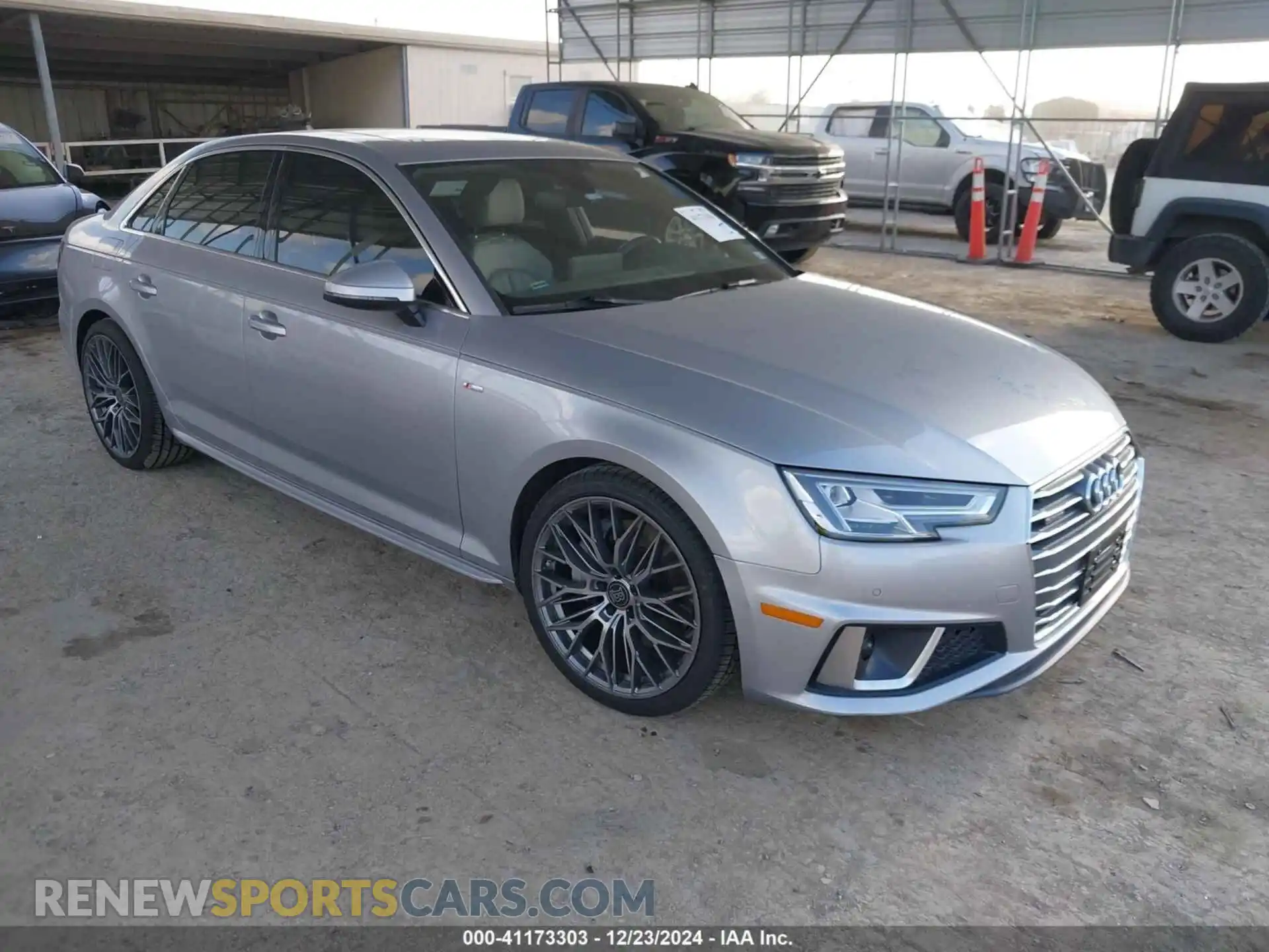 1 Photograph of a damaged car WAUENAF42KN006277 AUDI A4 2019