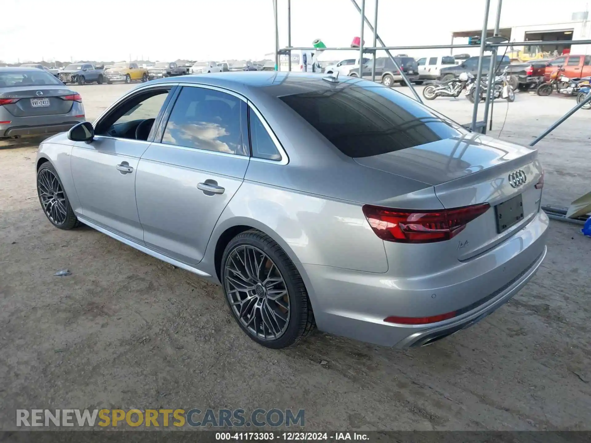 3 Photograph of a damaged car WAUENAF42KN006277 AUDI A4 2019
