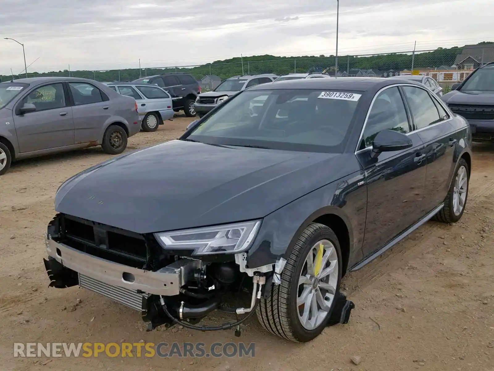 2 Photograph of a damaged car WAUENAF43KA002584 AUDI A4 2019
