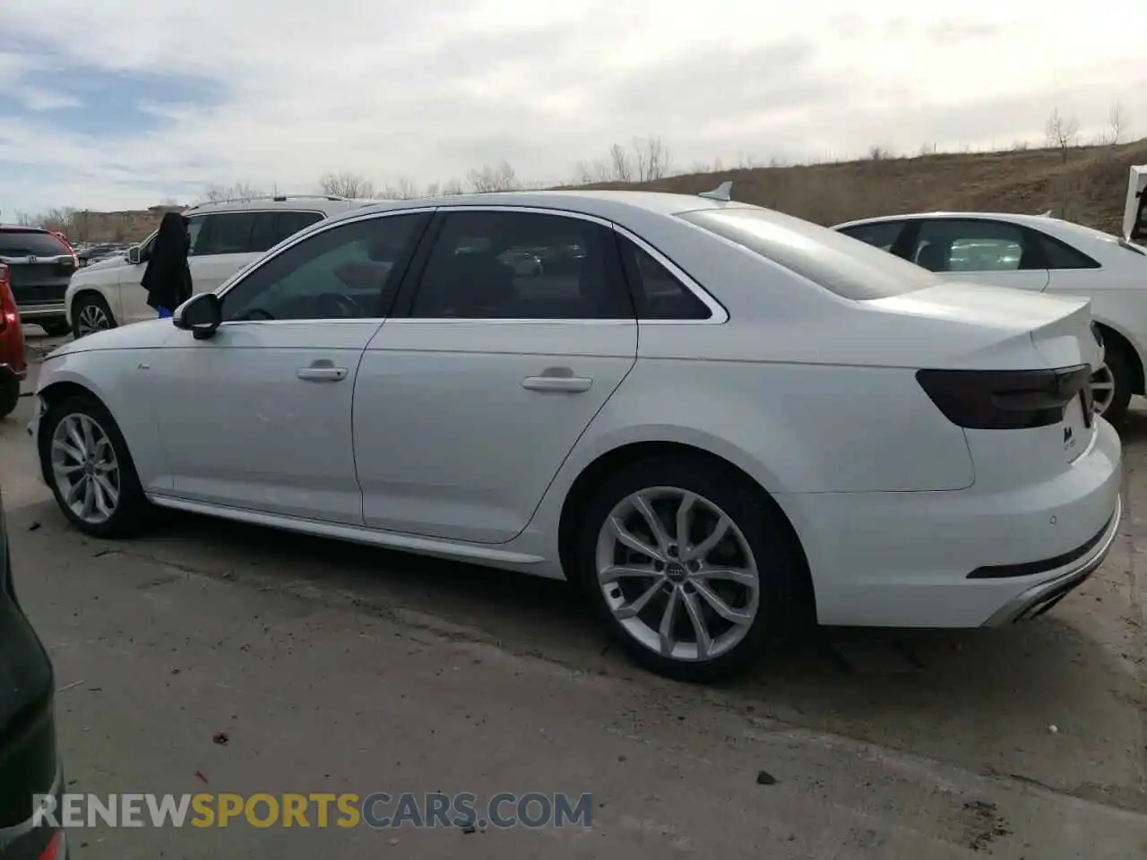 2 Photograph of a damaged car WAUENAF43KA037058 AUDI A4 2019
