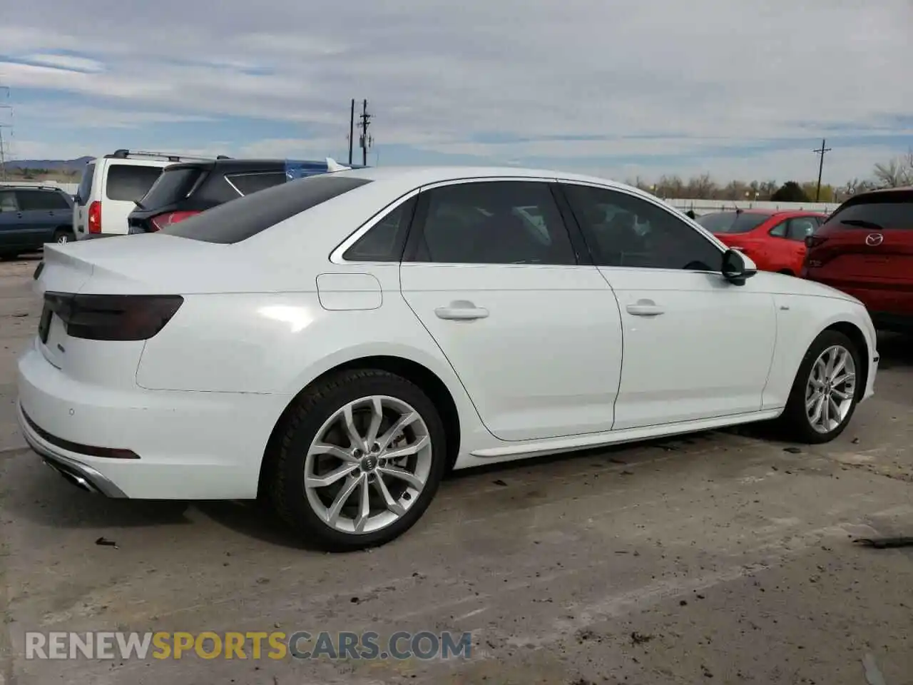 3 Photograph of a damaged car WAUENAF43KA037058 AUDI A4 2019