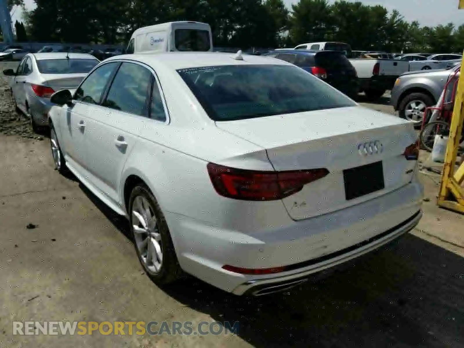 3 Photograph of a damaged car WAUENAF43KA048884 AUDI A4 2019