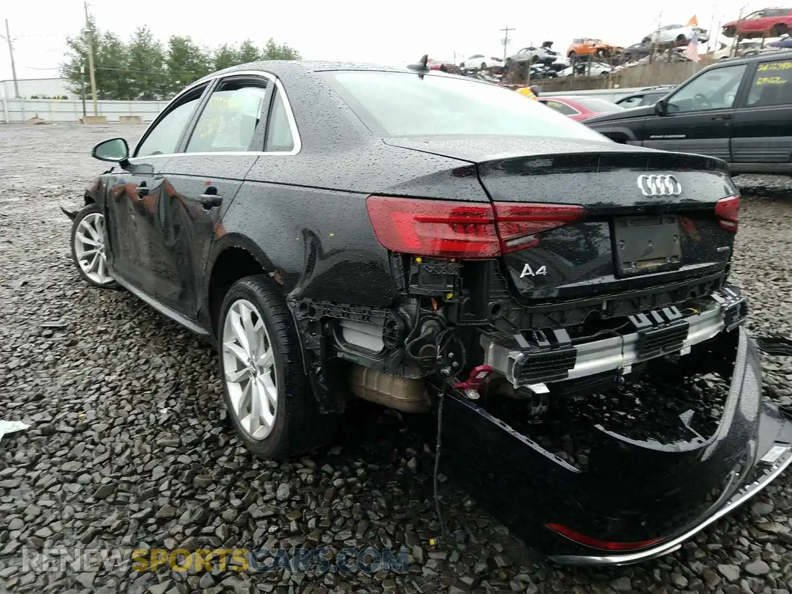 3 Photograph of a damaged car WAUENAF43KN001797 AUDI A4 2019