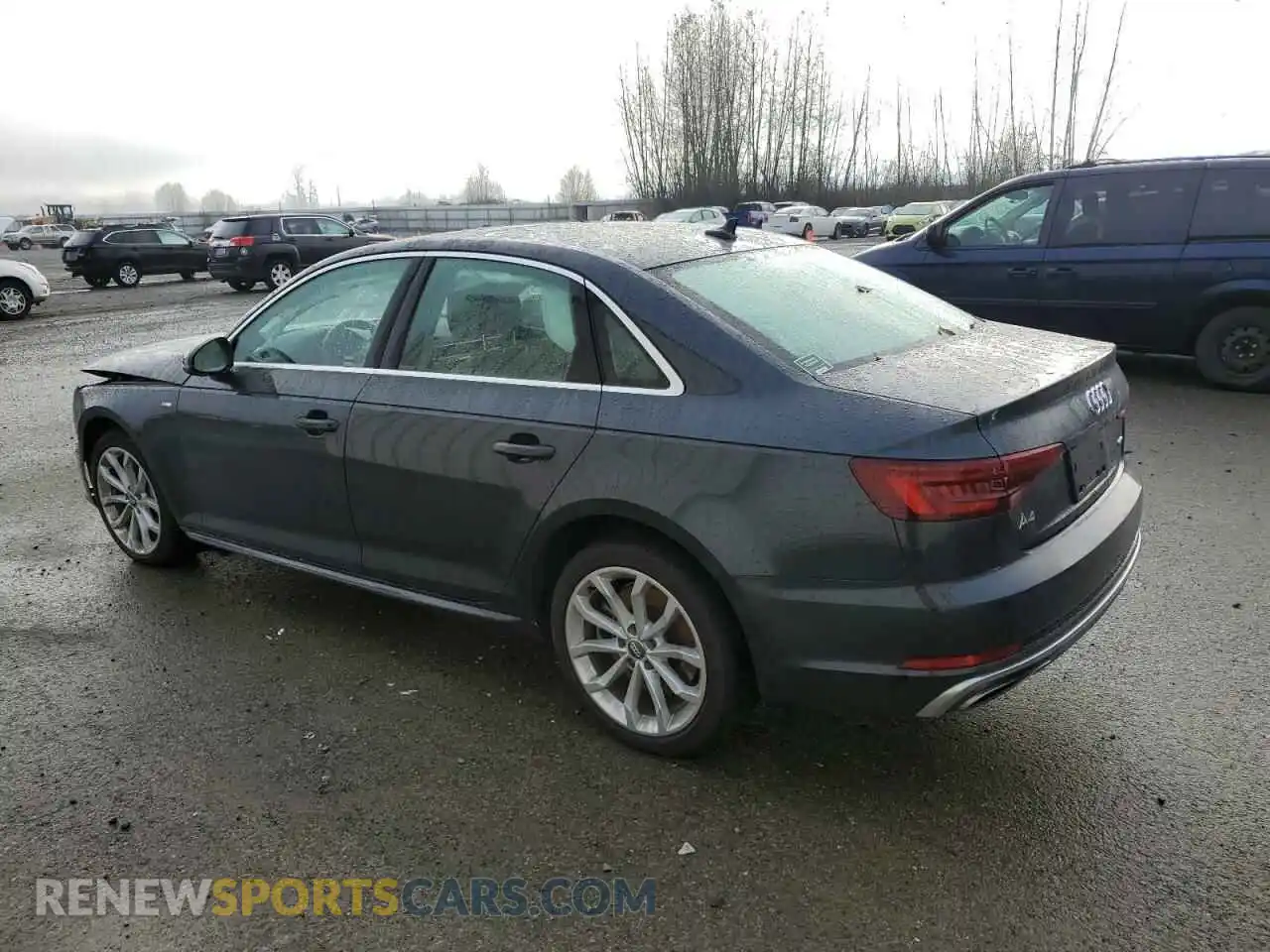 2 Photograph of a damaged car WAUENAF43KN018907 AUDI A4 2019
